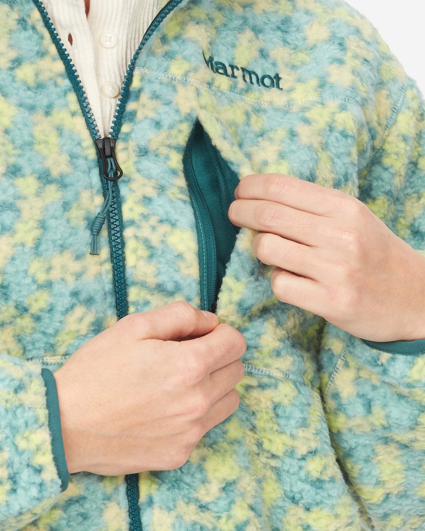 Pile MARMOT AROS PRINTED W - Color mix - 5 | Cisalfa Sport