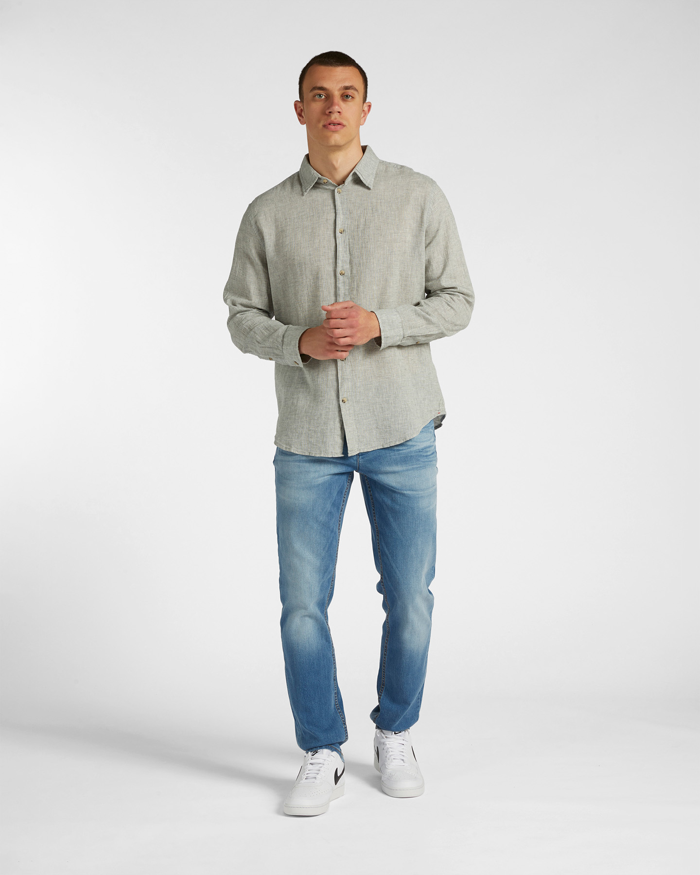 Camicia DACK'S LINEN COLLECTION M - Verde - 1 | Cisalfa Sport