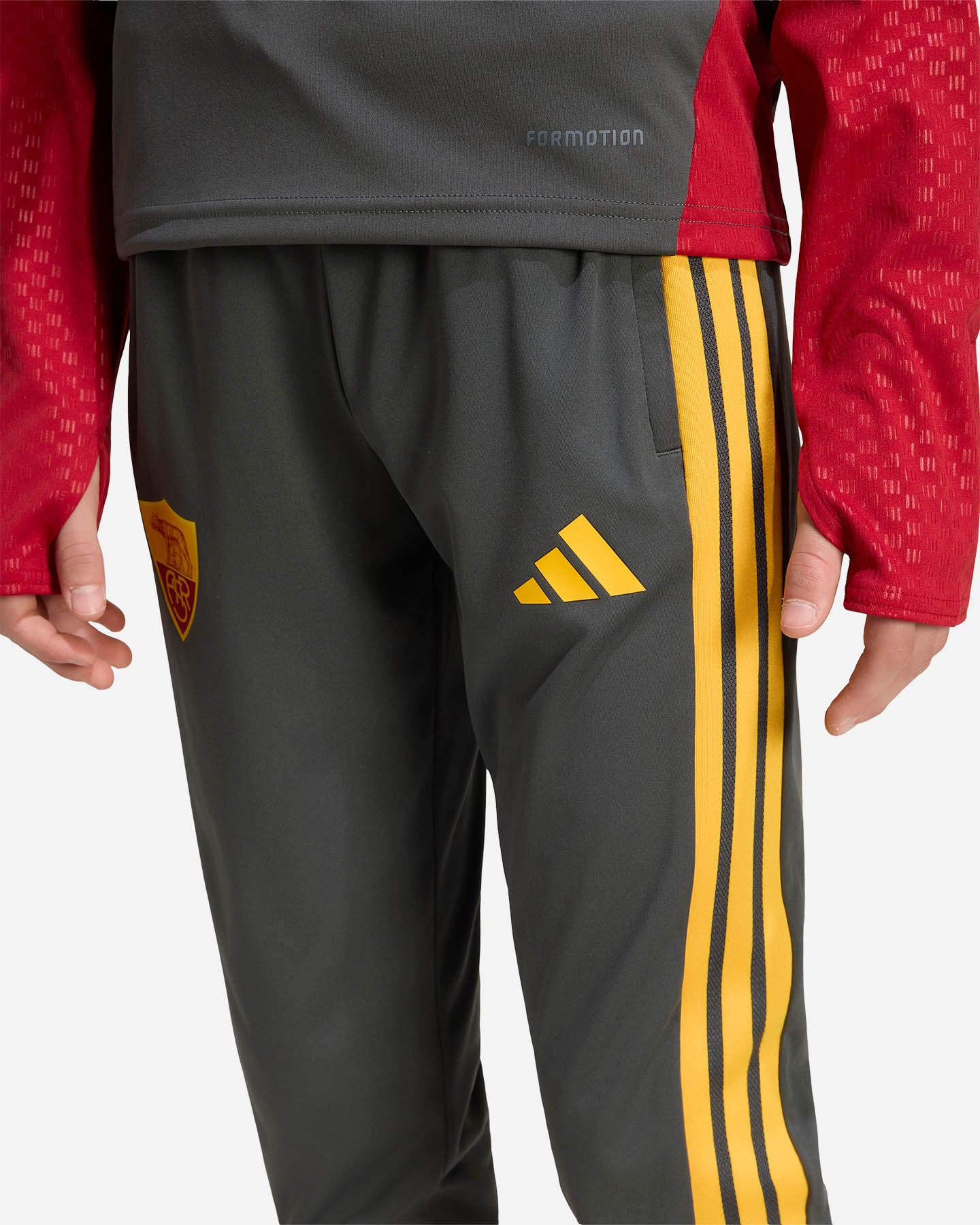Abbigliamento calcio ufficiale ADIDAS AS ROMA TIRO26 COMPETITION TRAINING 26-27 JR - 4 | Cisalfa Sport