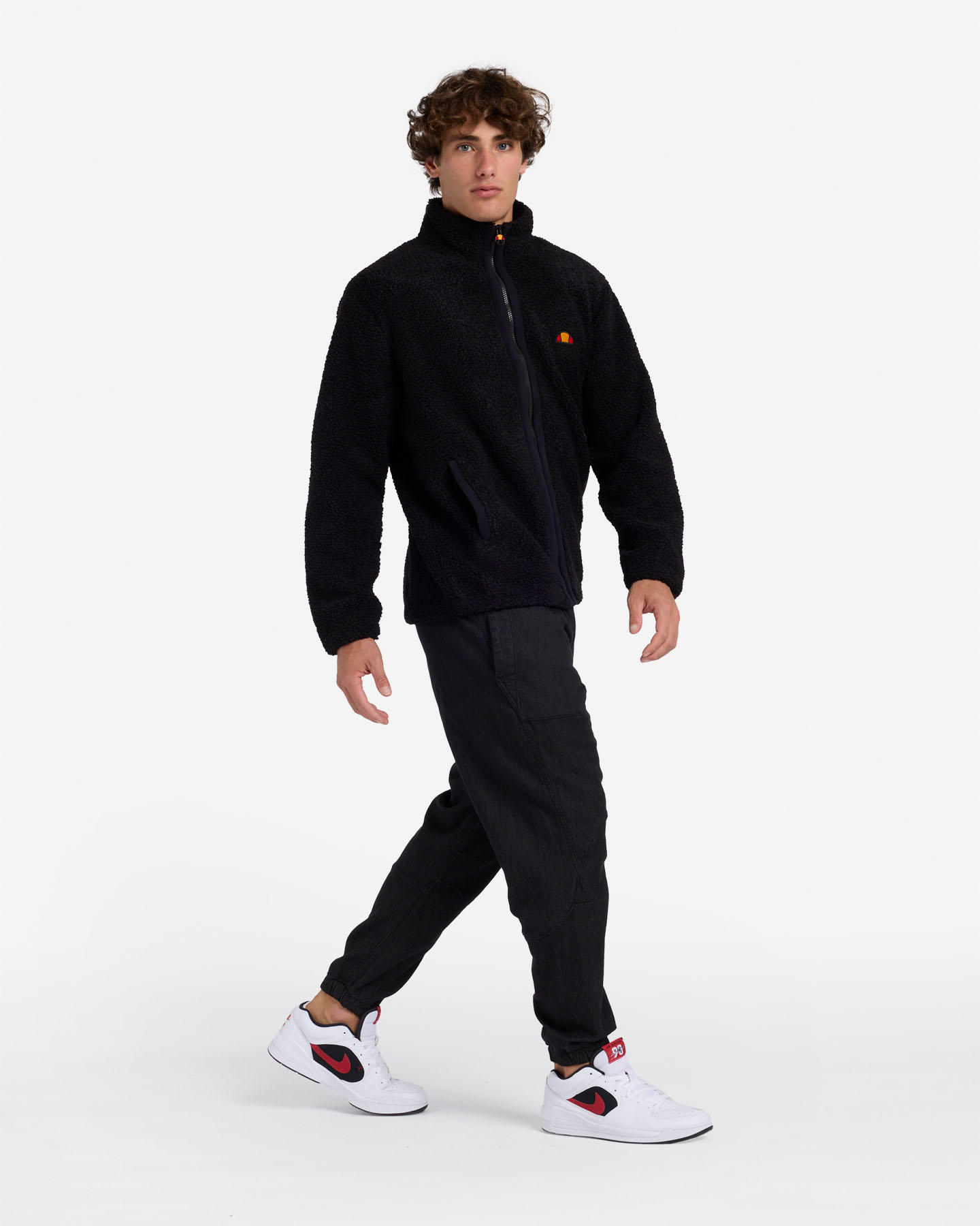 Felpa ELLESSE CLASSIC PATCH M - Nero - 3 | Cisalfa Sport