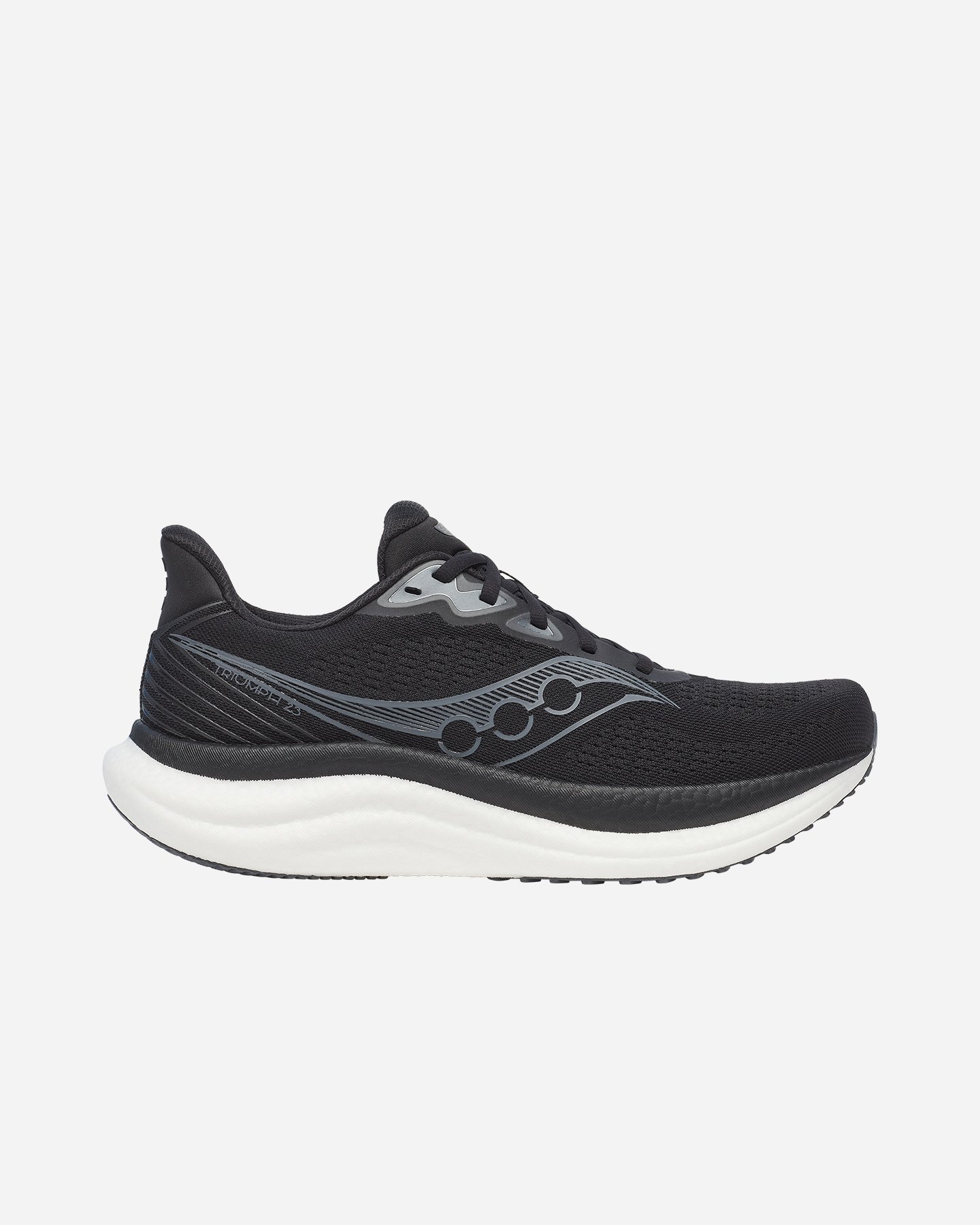 Scarpe running SAUCONY TRIUMPH 23 CALZATA LARGA M - Nero - 0 | Cisalfa Sport