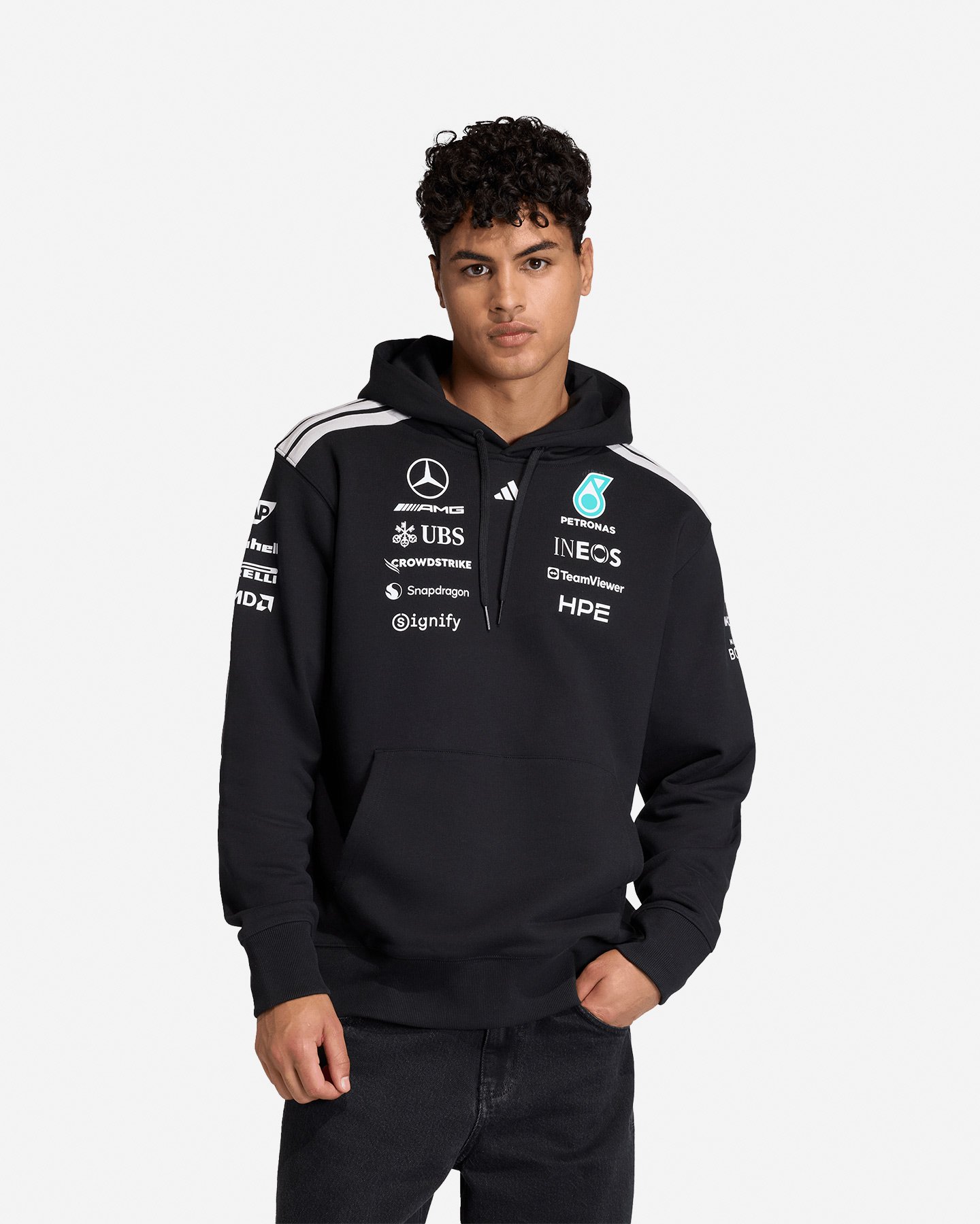 Felpa ADIDAS MERCEDES DNA M - Nero - 1 | Cisalfa Sport
