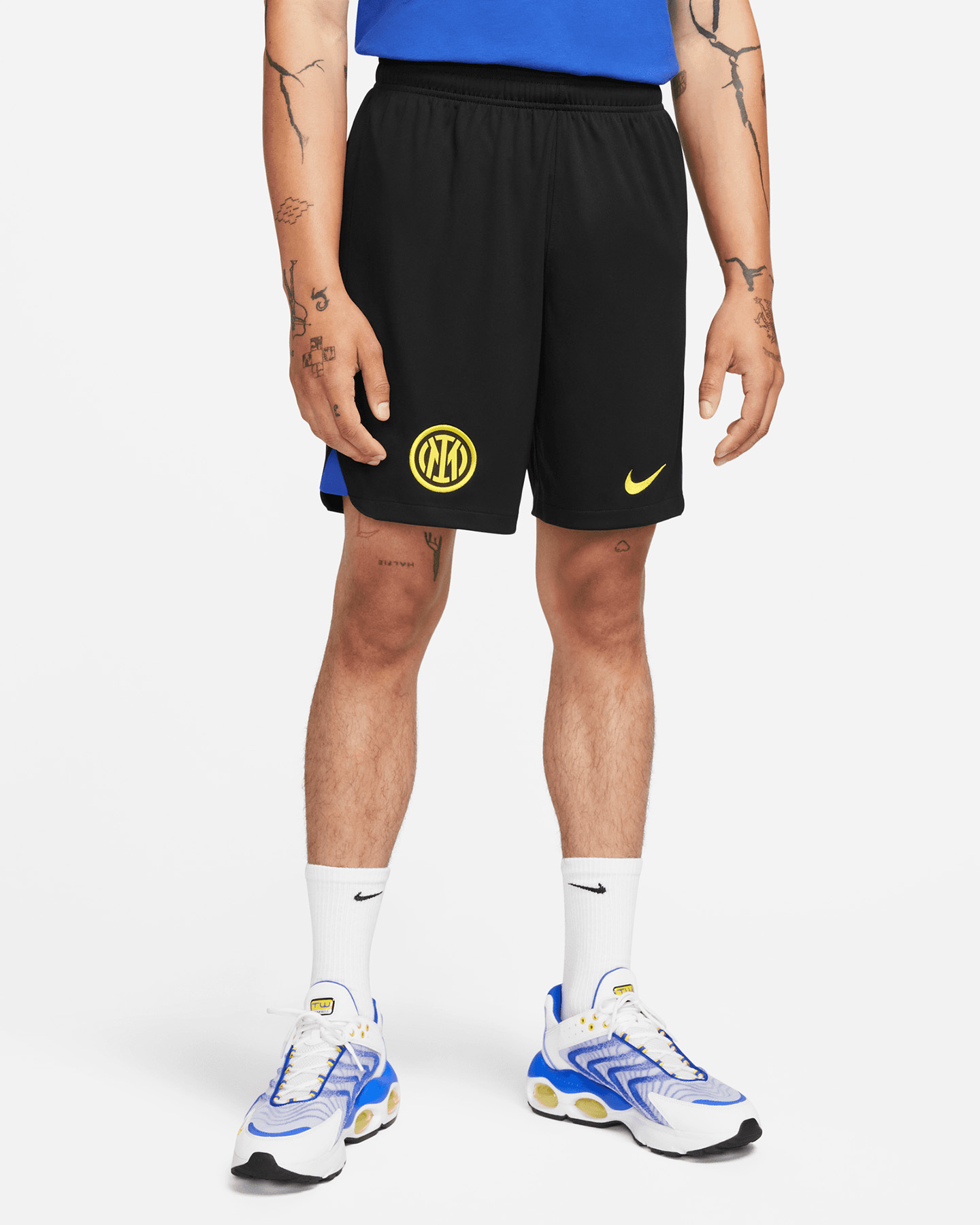 Pantaloncini calcio ufficiali NIKE DRI FIT INTER HOME 23-24 M - Nero - 0 | Cisalfa Sport