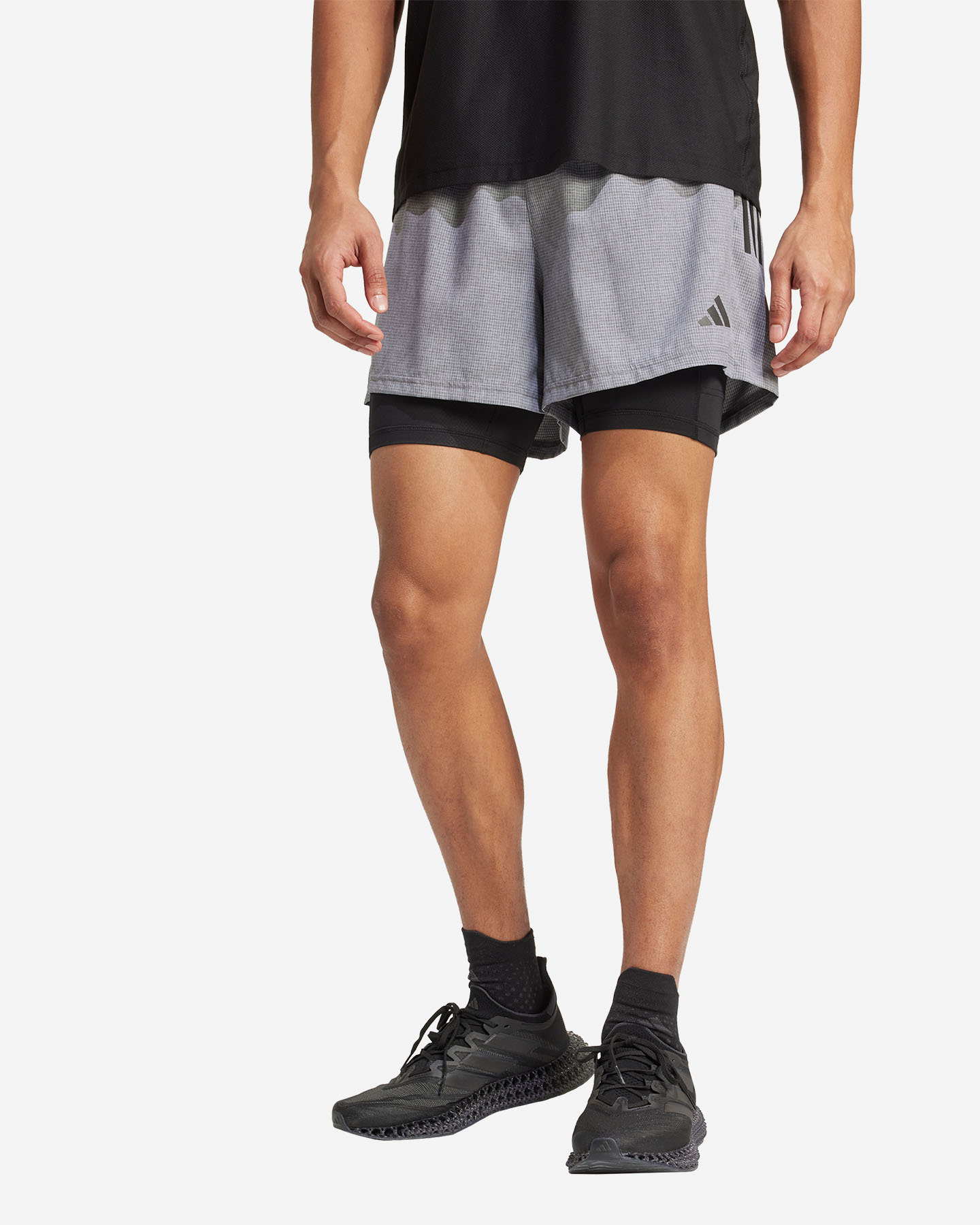 Short running ADIDAS OTR B 2IN1 M - Grigio - 1 | Cisalfa Sport
