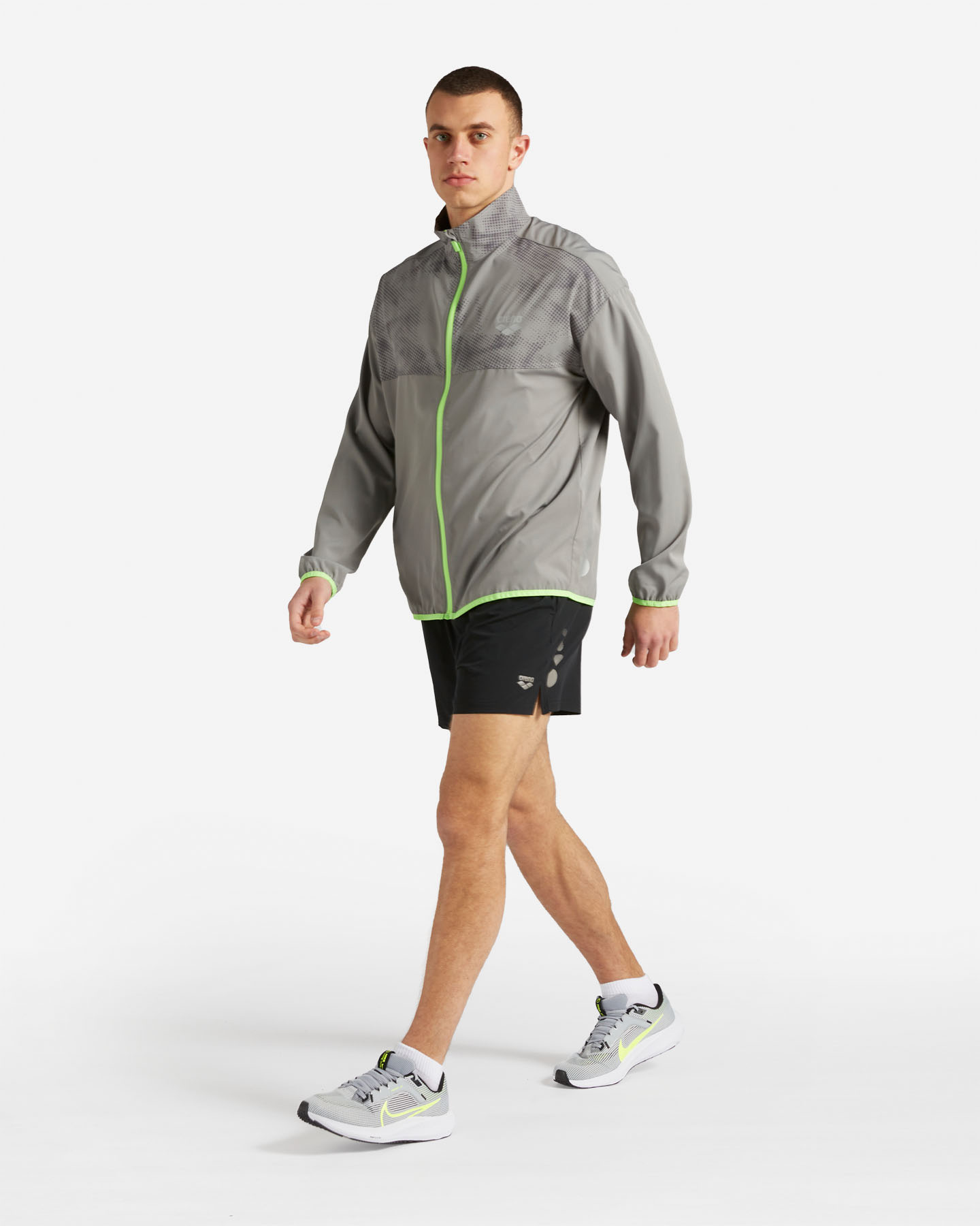 Giacca running ARENA BREATH M - Grigio - 3 | Cisalfa Sport
