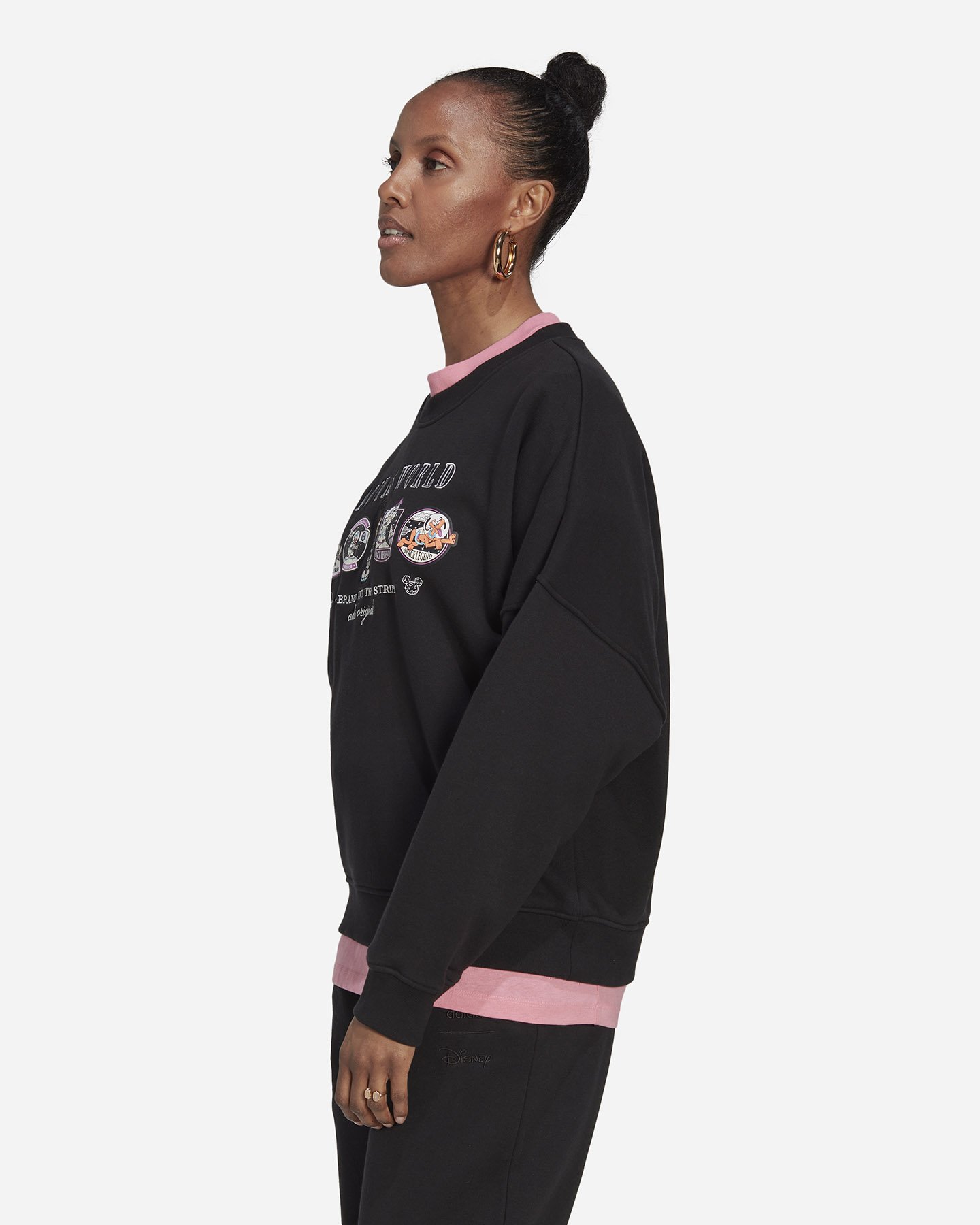 Felpa ADIDAS ORIGINAL DISNEY W - Nero - 2 | Cisalfa Sport