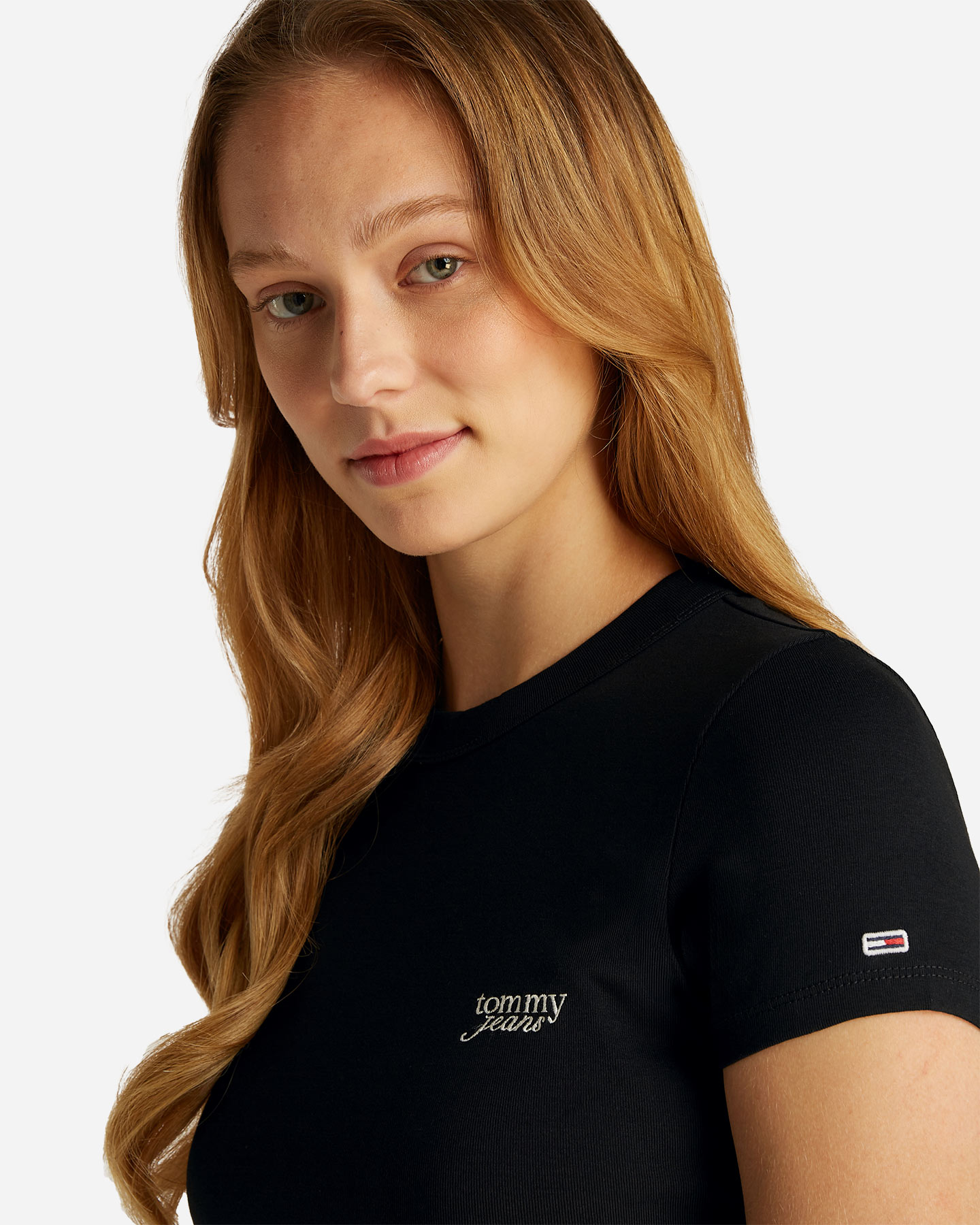 T-shirt TOMMY HILFIGER CROP SIGNATURE W - Nero - 5 | Cisalfa Sport