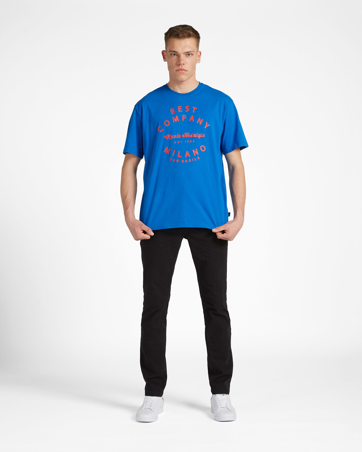 T-shirt BEST COMPANY OTTANTA NOSTALGIA M - Blu - 1 | Cisalfa Sport