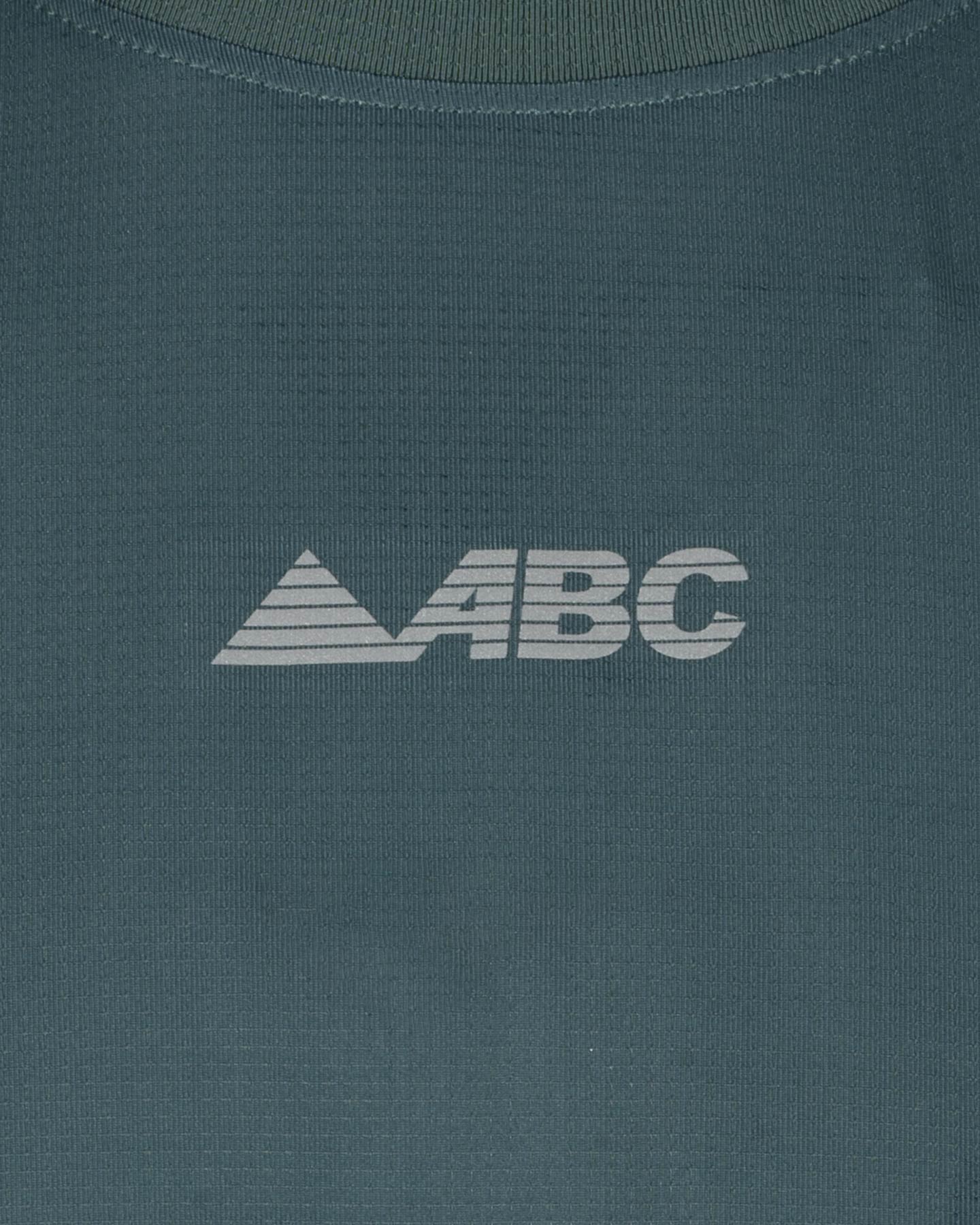 T-shirt running ABC ESSENTIAL M - Verde - 2 | Cisalfa Sport