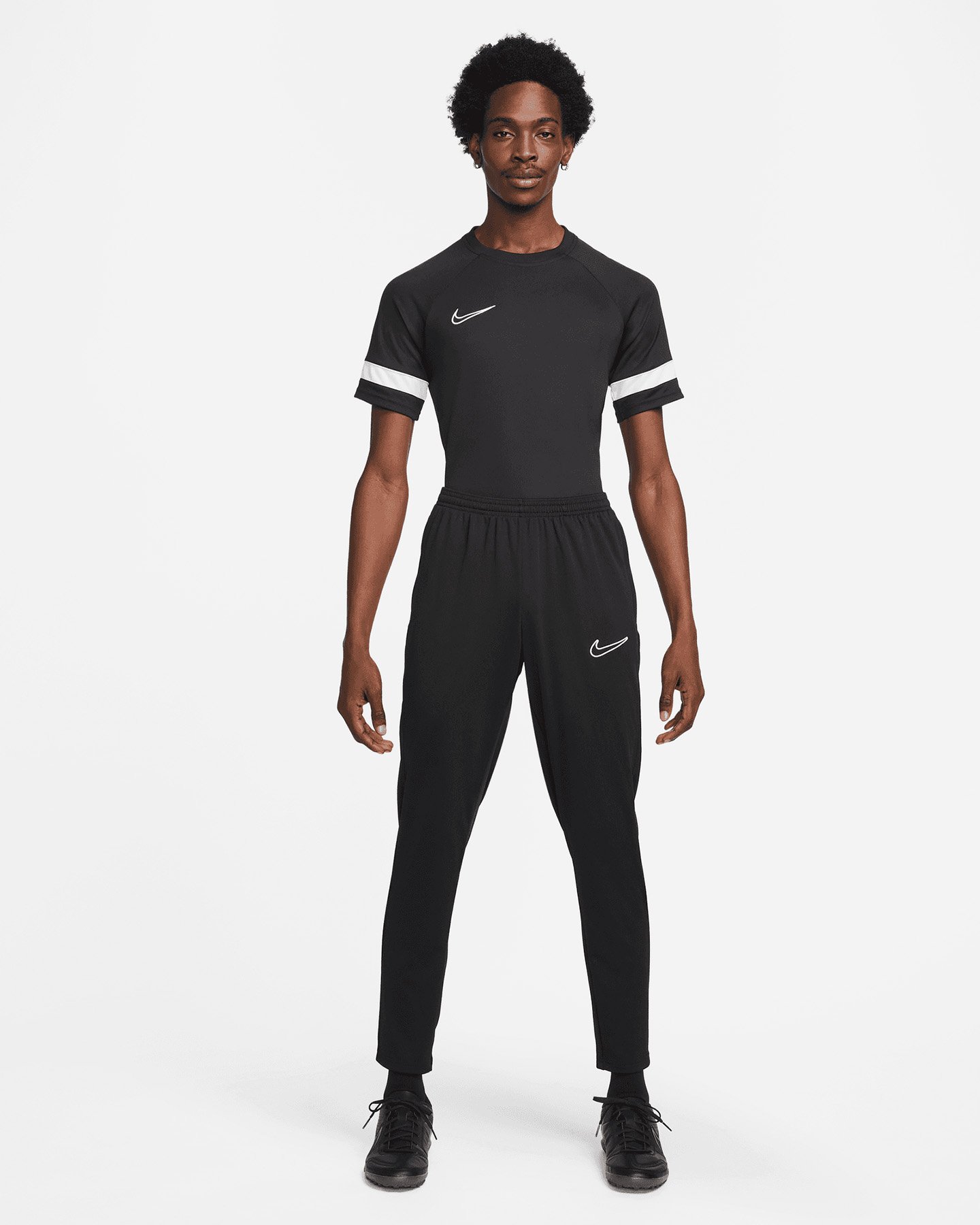 Pantaloncini calcio NIKE ACADEMY ZIPPERED M - Nero - 4 | Cisalfa Sport
