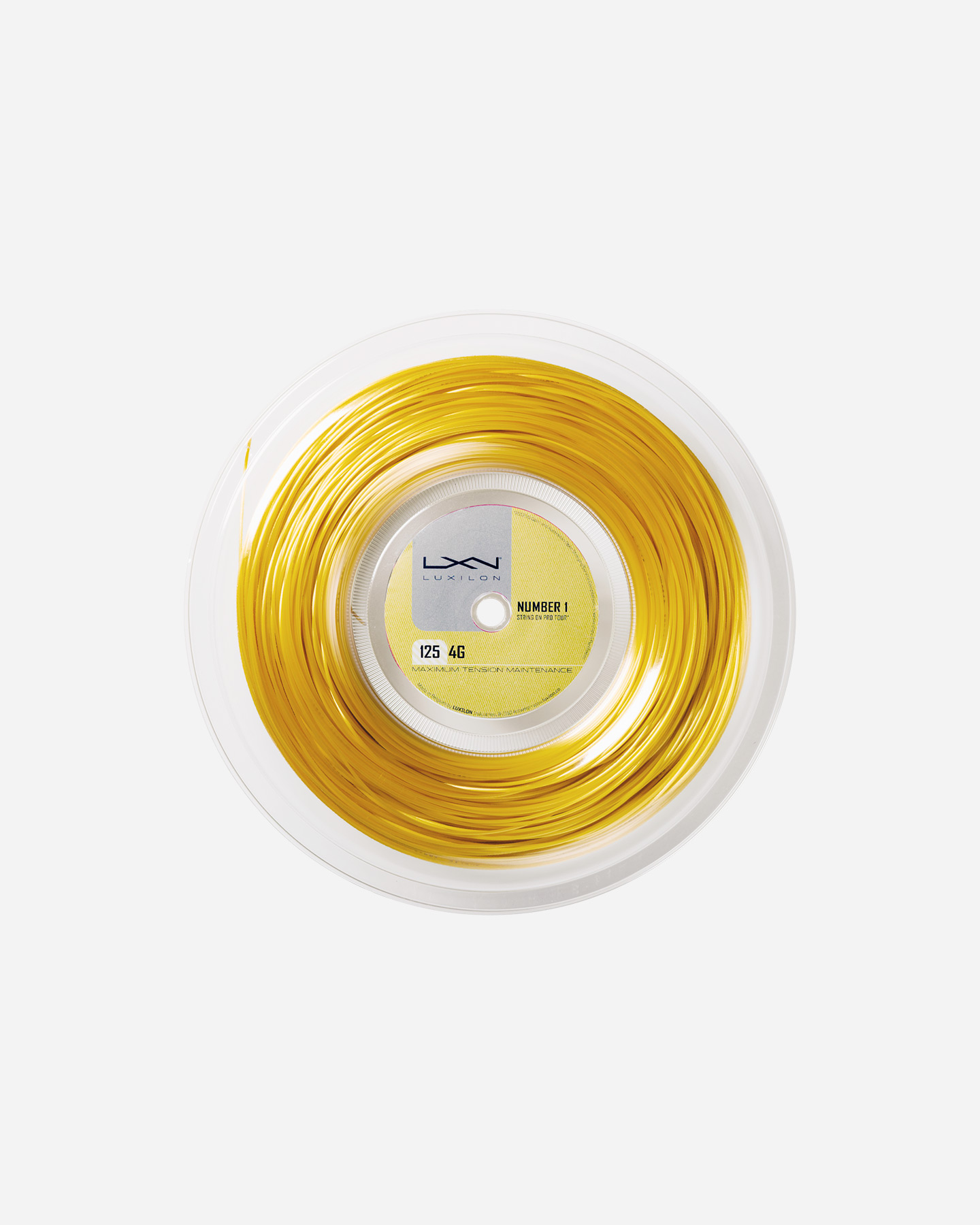 Cordage Tennis Wilson Luxilon 4G Soft 125 - Rouleau 12,2m - Or - Pour Joueurs Cherchant Confort Et Performance
