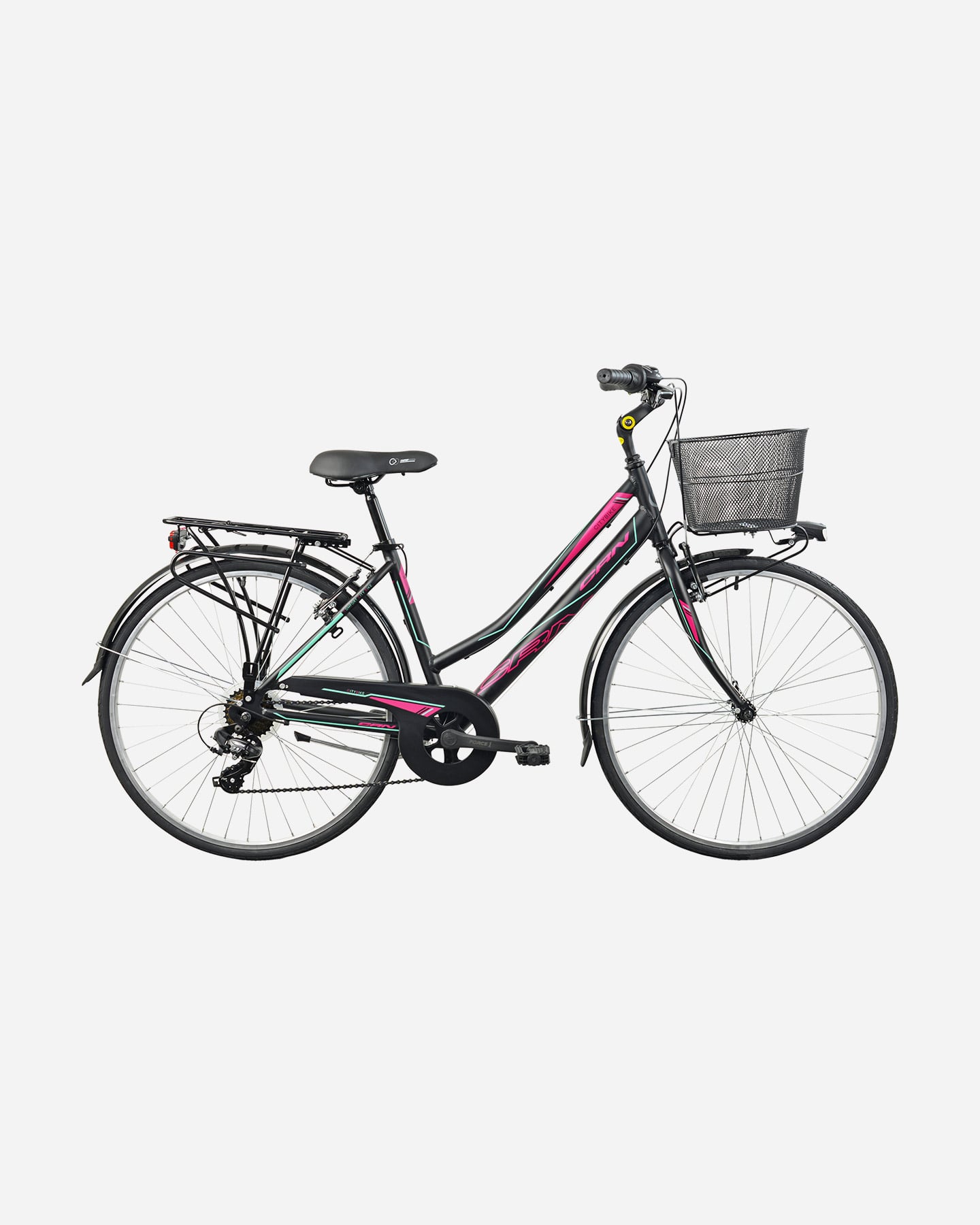 Carnielli Floral - City Bike - Nero