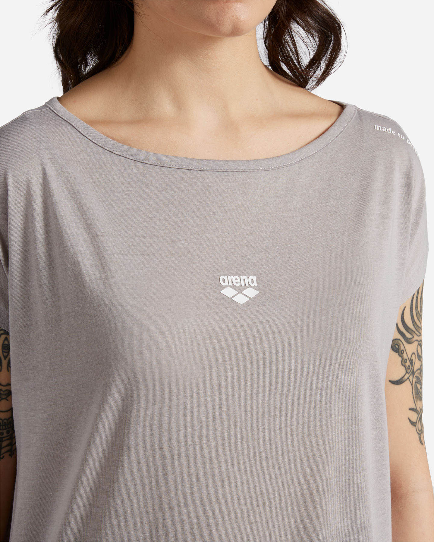 T-shirt ARENA ATHLETICS W - Grigio - 4 | Cisalfa Sport