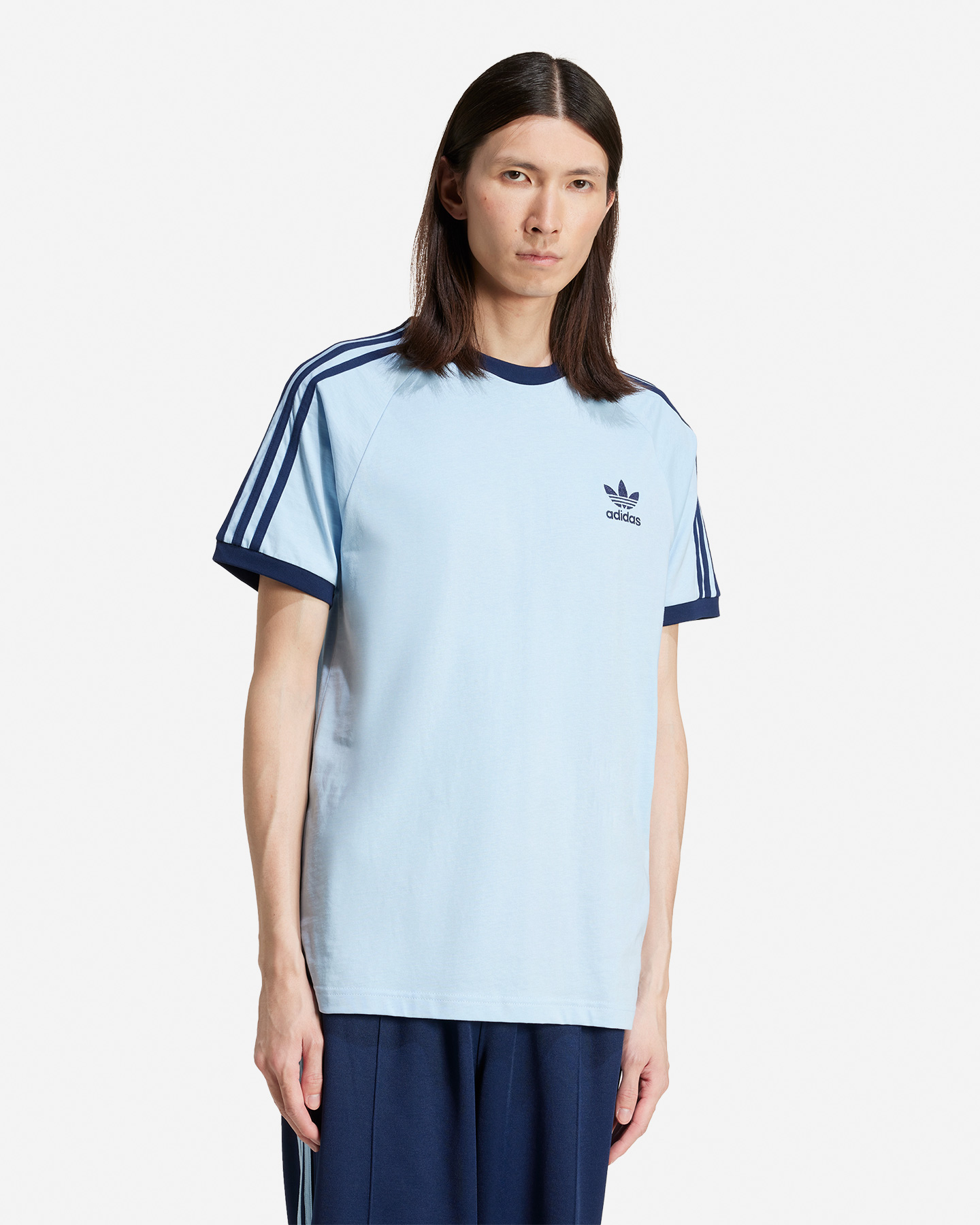 T-shirt ADIDAS 3STRIPES M - Azzurro - 1 | Cisalfa Sport