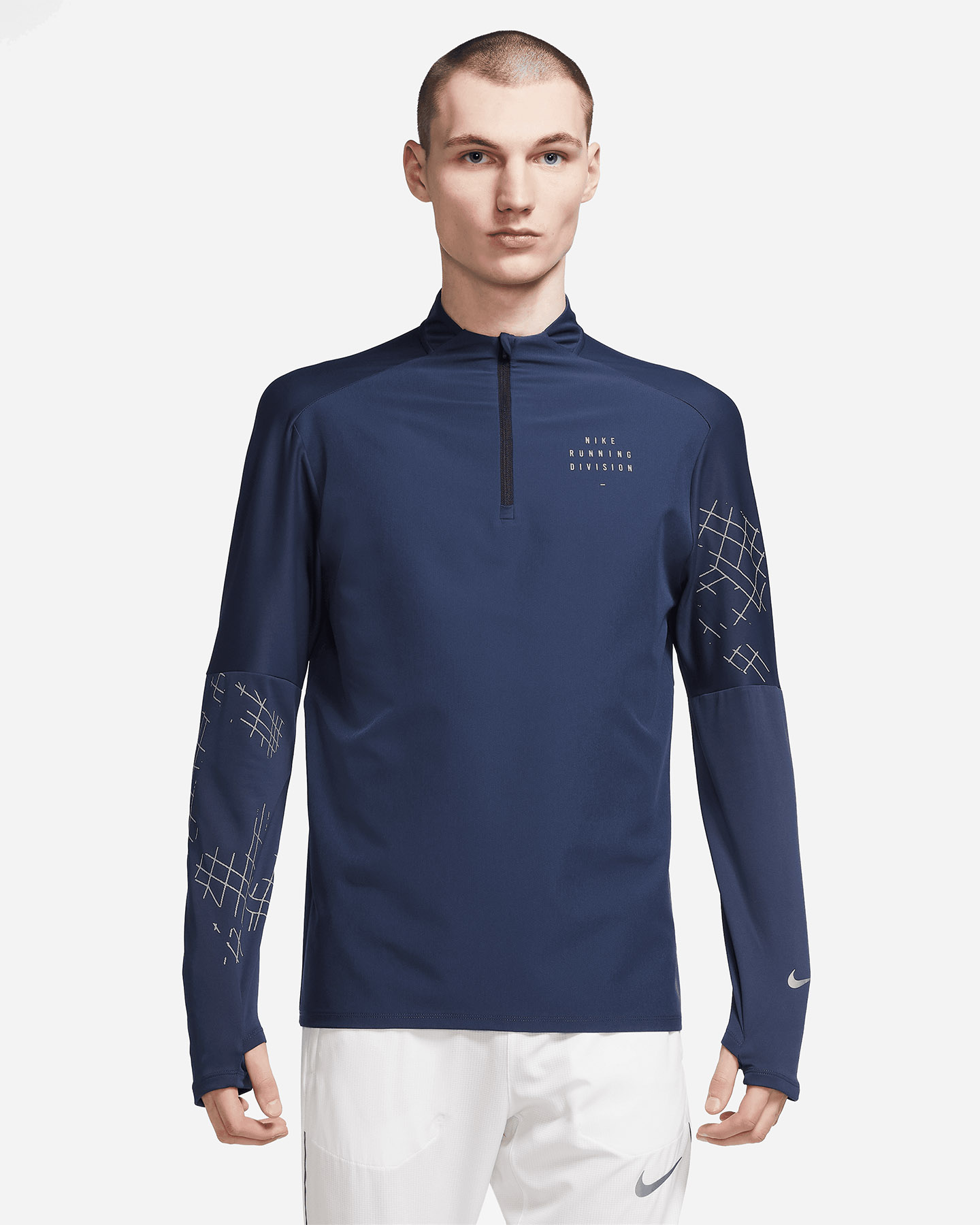 Maglia running NIKE RUNDIVISION ELEMENT FLASH HZ M - Blu - 0 | Cisalfa Sport