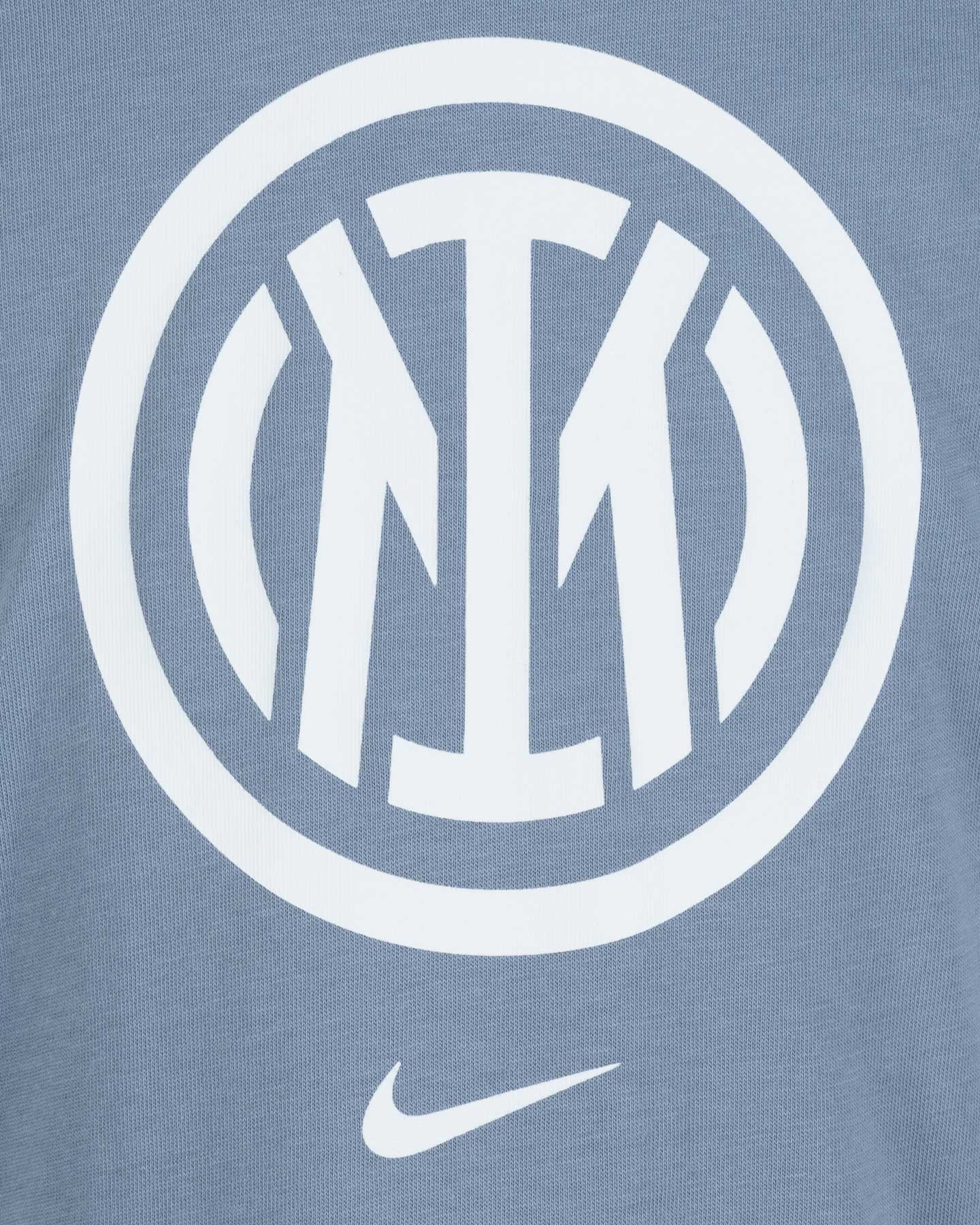 Abbigliamento calcio ufficiale NIKE INTER CREST JR - Grigio - 2 | Cisalfa Sport