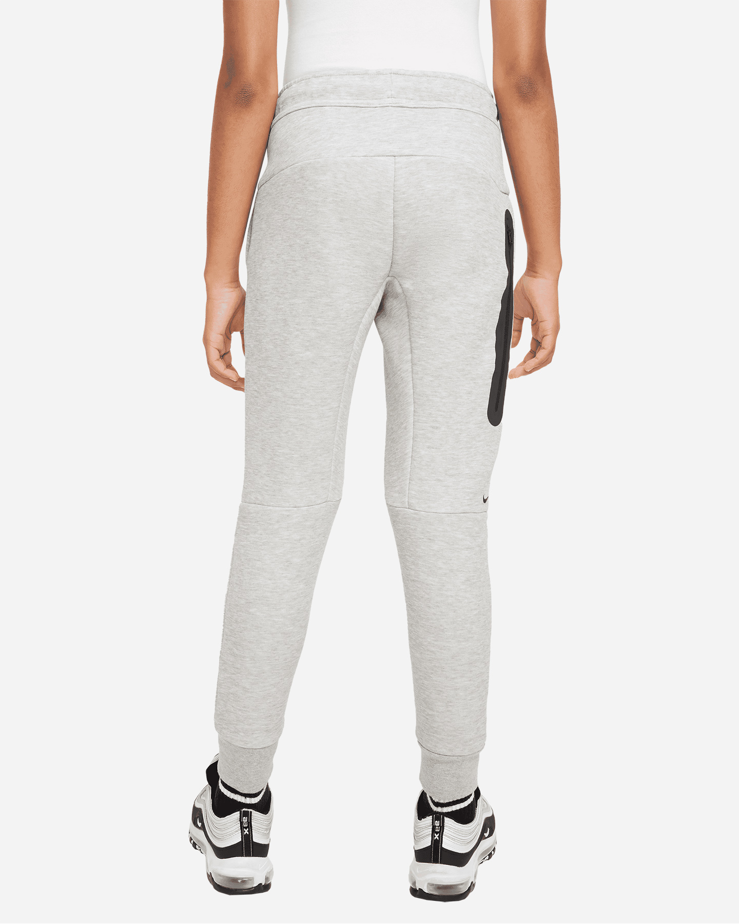 Pantalone NIKE TECH FLEECE 2 JR - Grigio - 1 | Cisalfa Sport