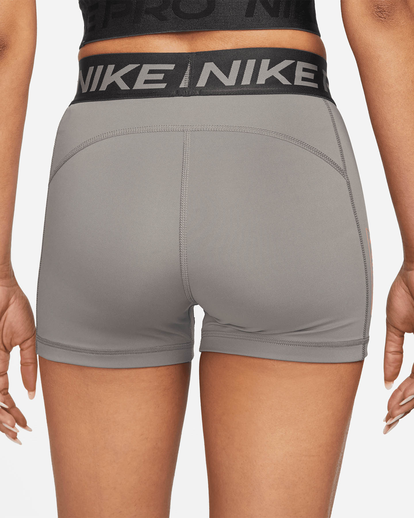 Short training NIKE POLY ELASTIC LOGO W - Grigio - 1 | Cisalfa Sport
