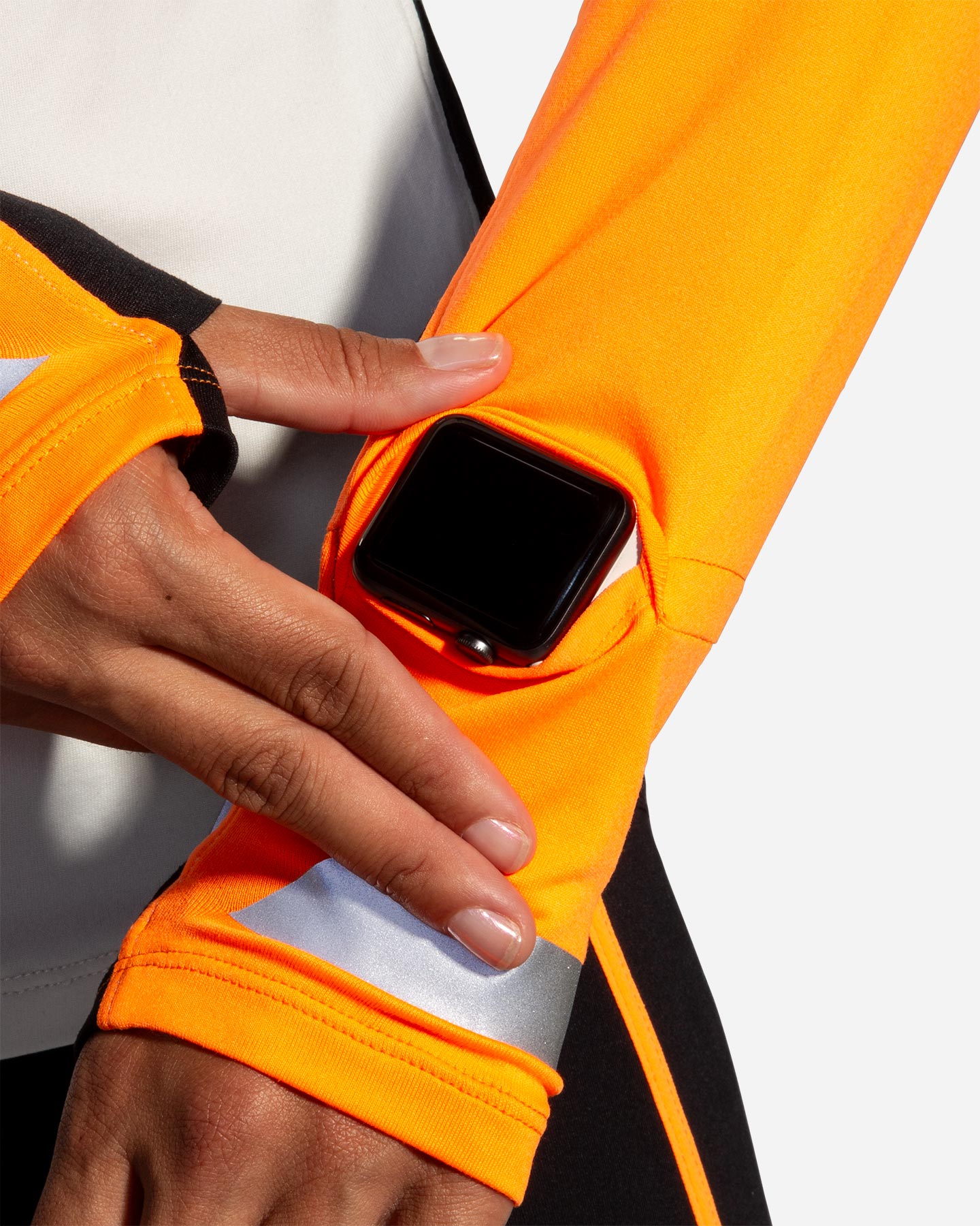 Maglia running BROOKS RUN VISIBLE W - Arancione - 5 | Cisalfa Sport