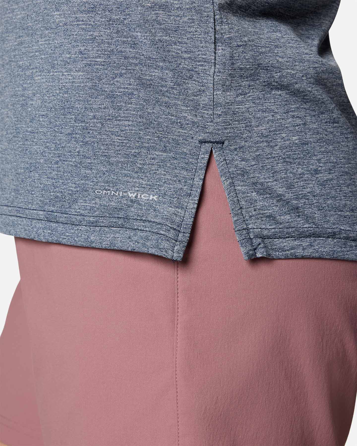 T-shirt COLUMBIA BLUEVISTA HILL W - Blu Navy - 4 | Cisalfa Sport