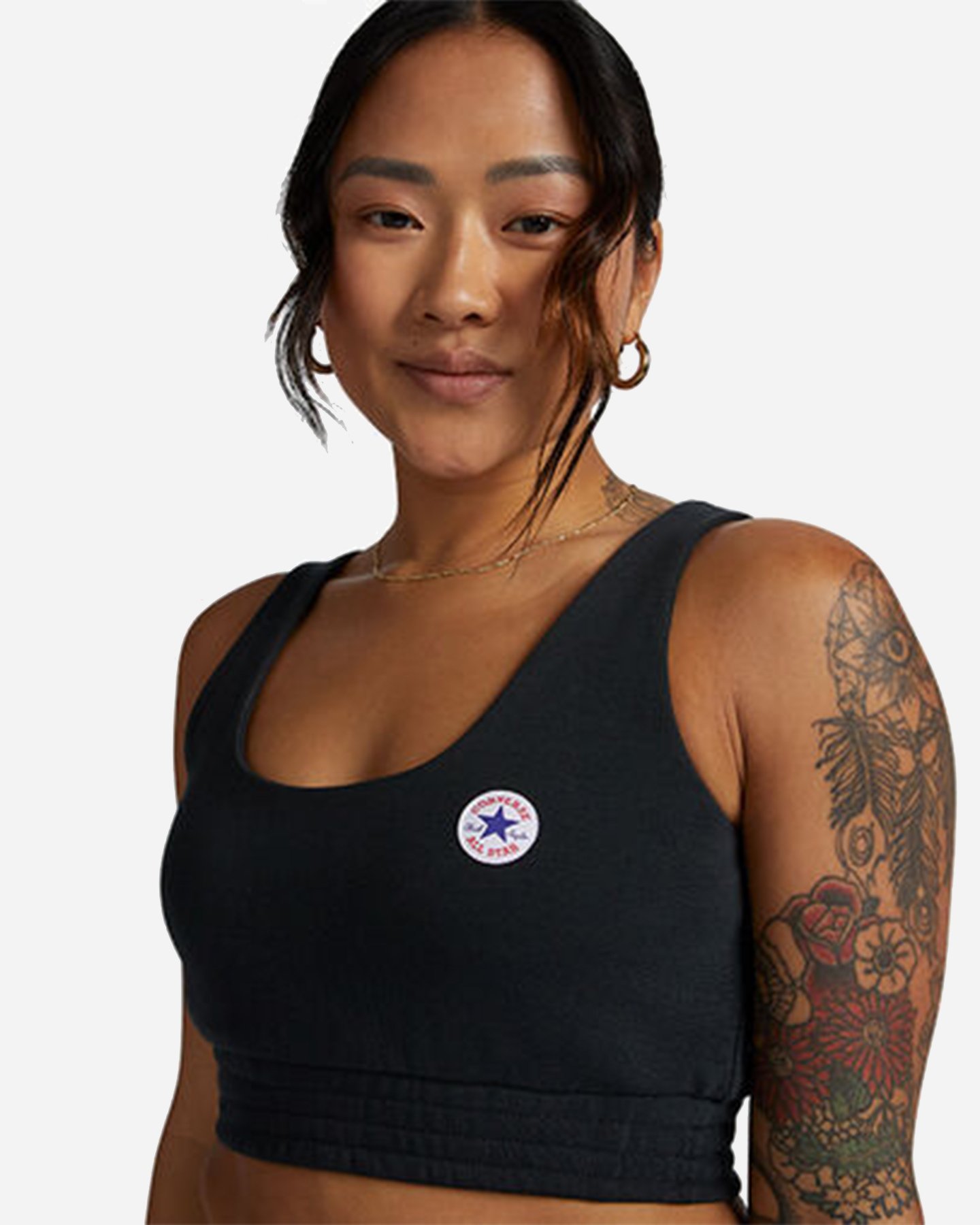 Canotta CONVERSE RETRO CHUCK W - Nero - 2 | Cisalfa Sport