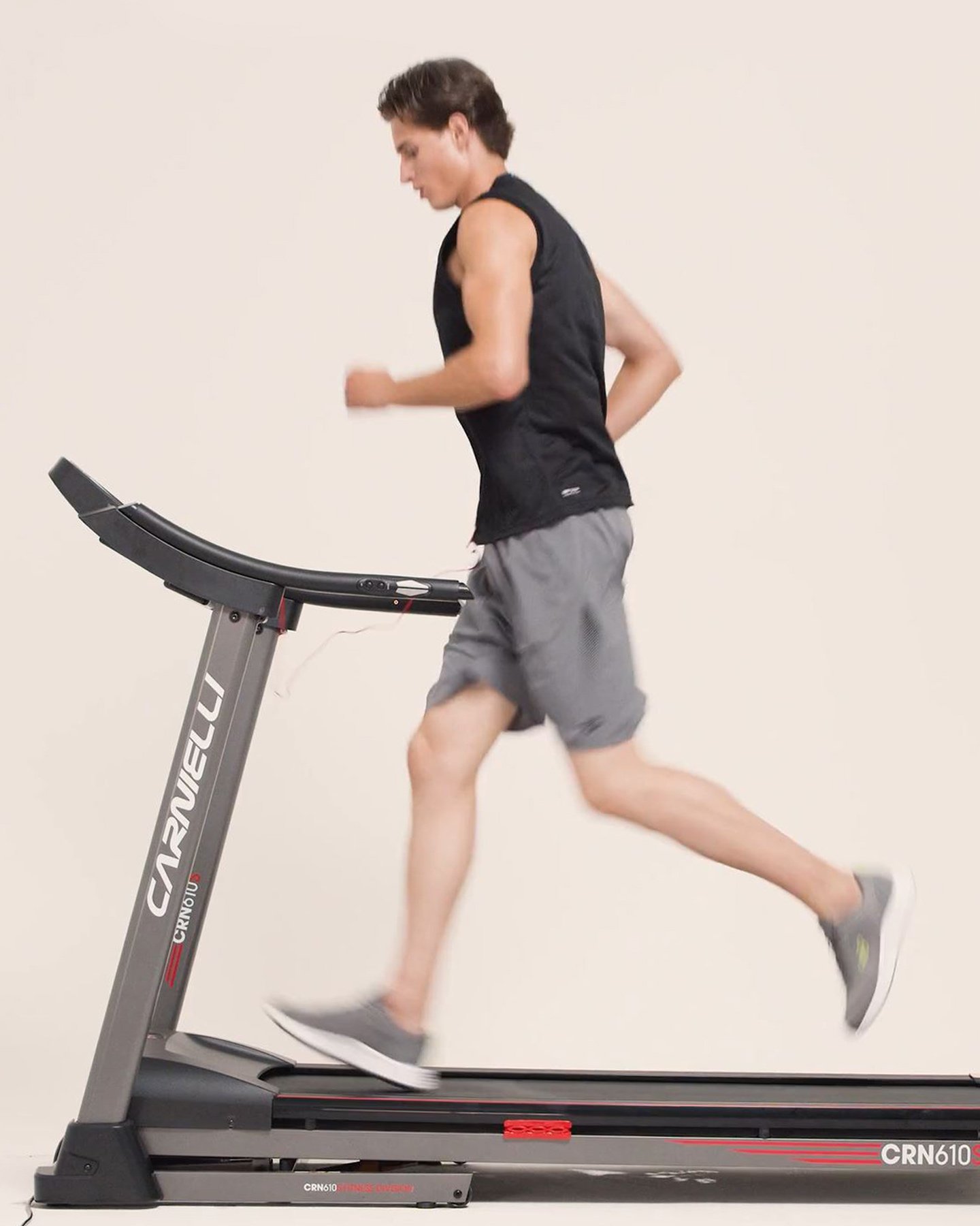Tapis roulant CARNIELLI CRN 610S - Nero - 2 | Cisalfa Sport