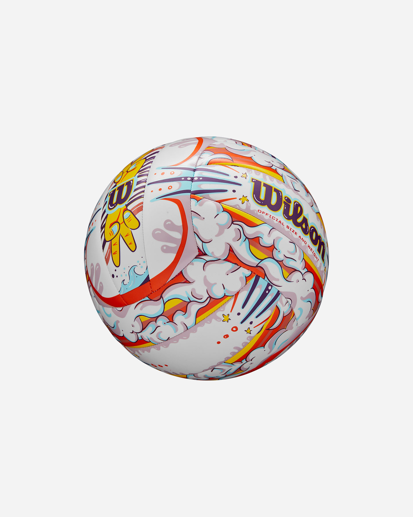 Pallone volley WILSON BEACH GRAFFITI PEACE  - Bianco - 3 | Cisalfa Sport