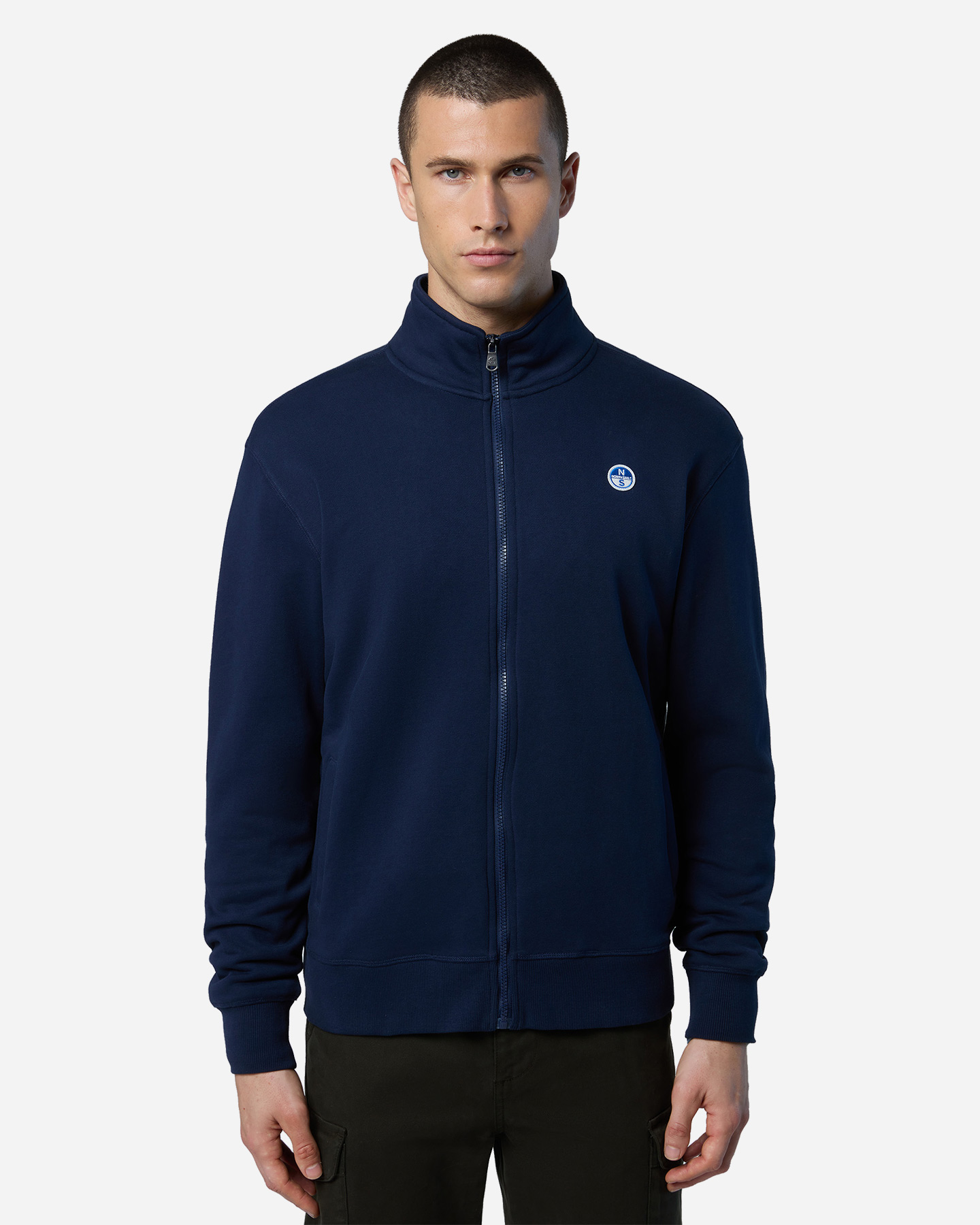 Felpa NORTH SAILS SMALL PATCH M - Blu Navy - 0 | Cisalfa Sport