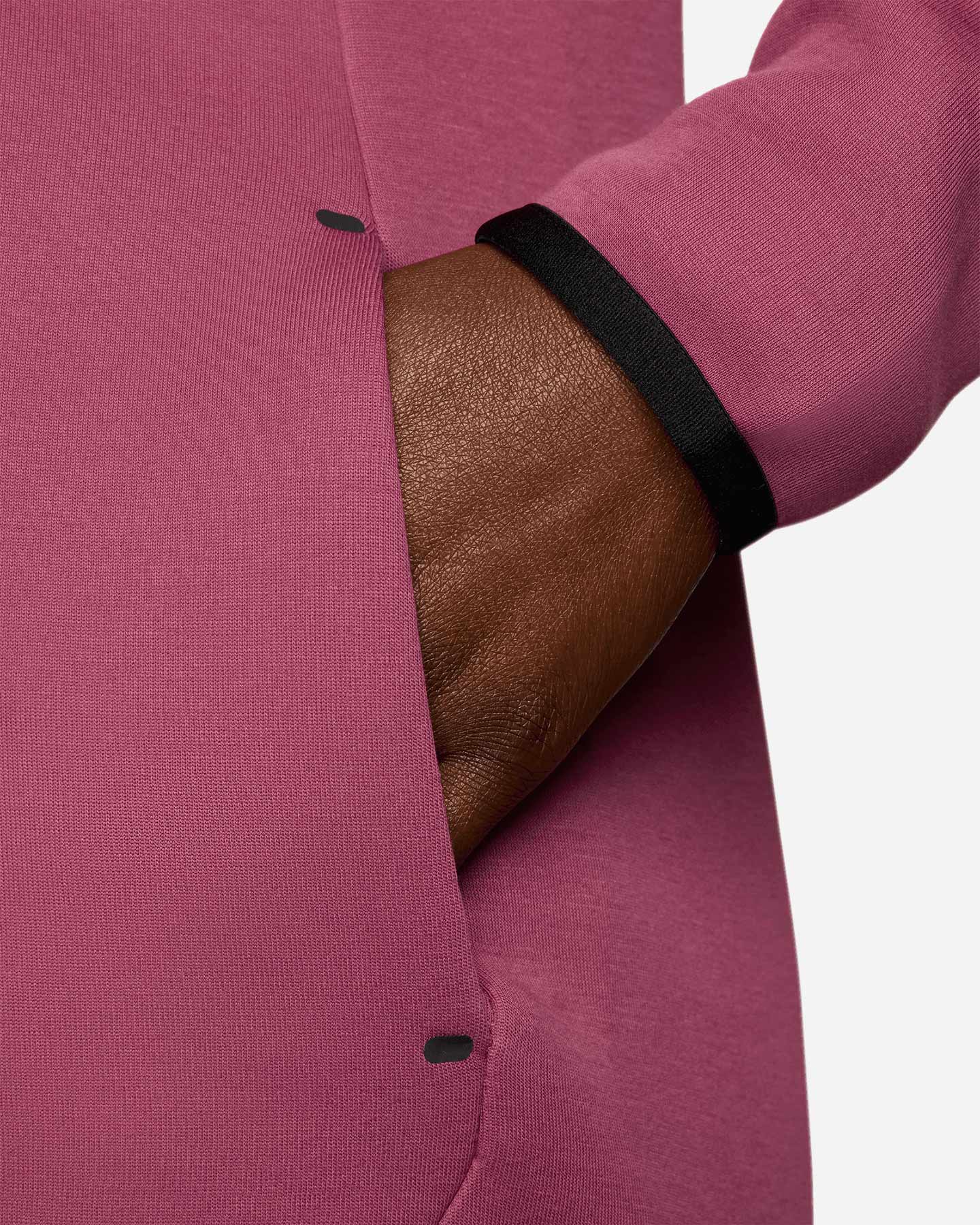 Felpa NIKE TECH FLEECE W - Rosso - 2 | Cisalfa Sport
