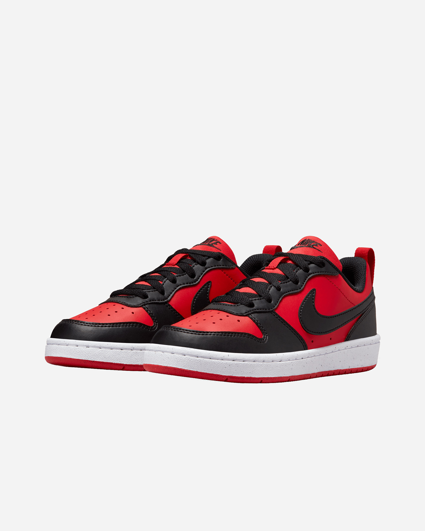 Scarpe sneakers NIKE COURT BOROUGH LOW RECRAFT GS JR - Rosso - 1 | Cisalfa Sport