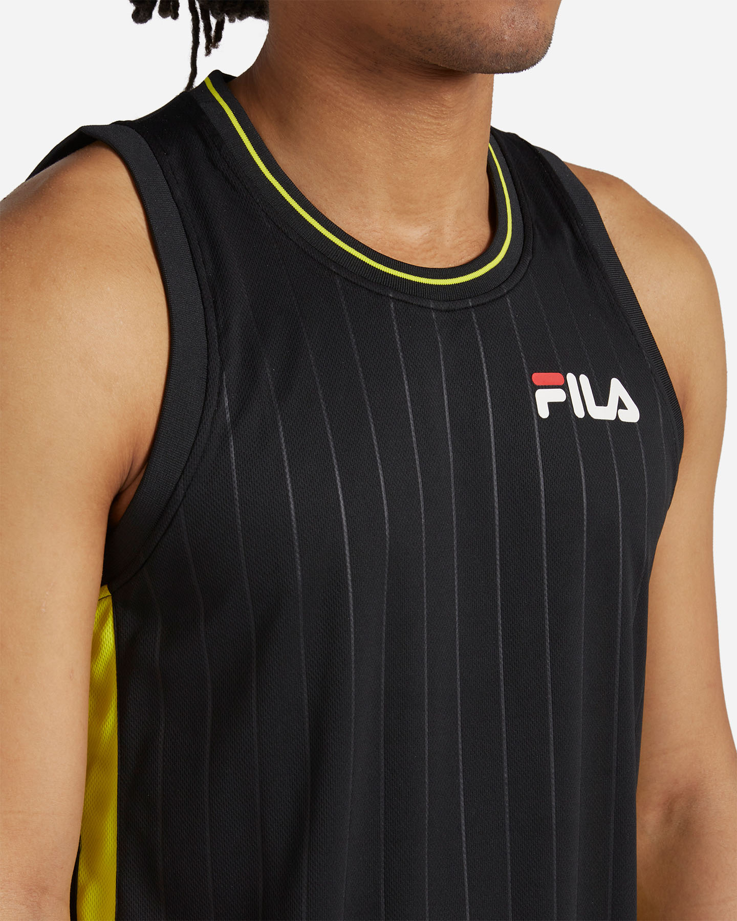 Canotta FILA STREETWEAR LOGO TAPE -RECYCLED M - Nero - 4 | Cisalfa Sport