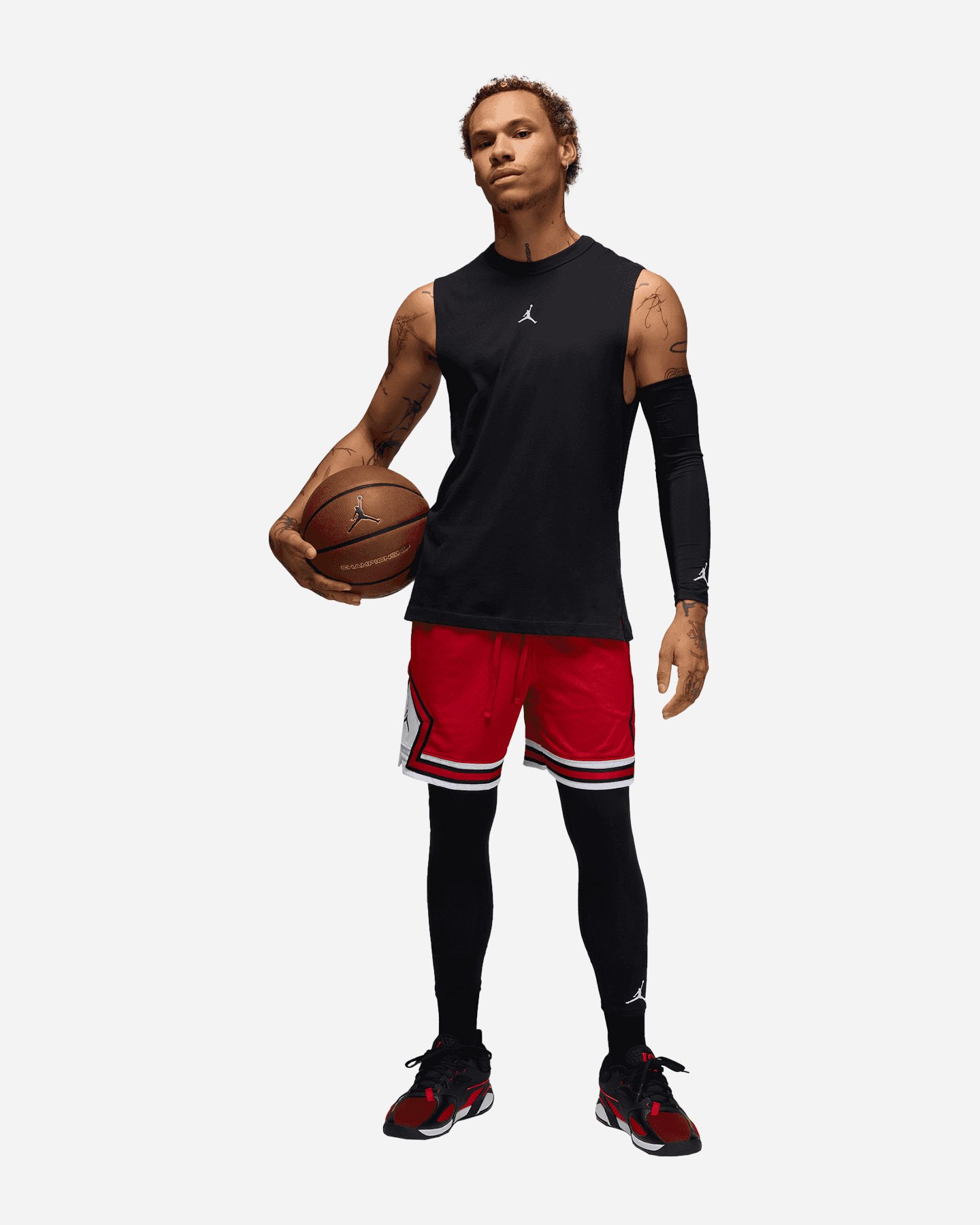 Pantaloncini basket NIKE JORDAN DRI FIT M - Rosso - 3 | Cisalfa Sport