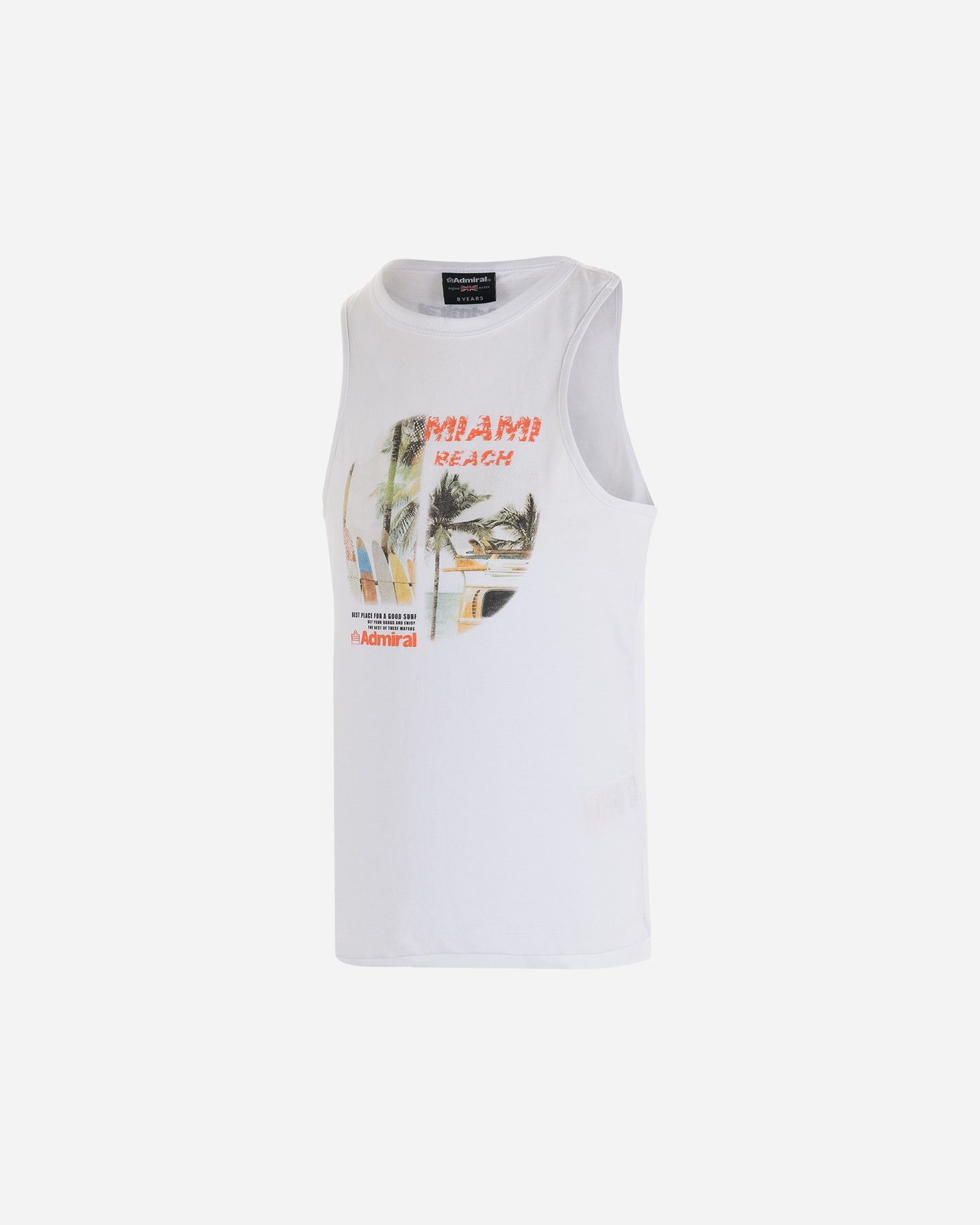 T-shirt ADMIRAL ST MIAMI BEACH JR - Bianco - 0 | Cisalfa Sport