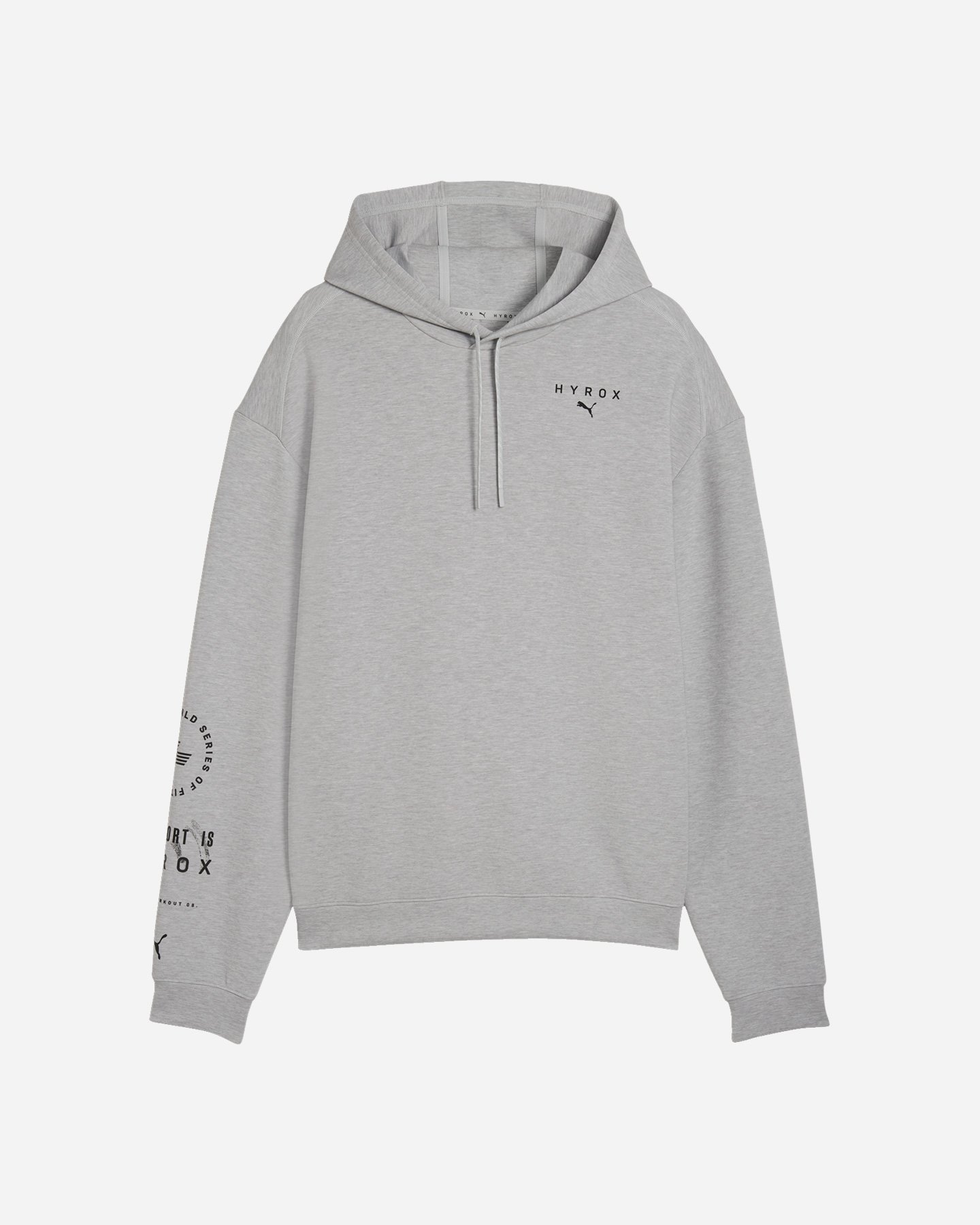 Felpa training PUMA HYROX CLOUDSPUN M - Grigio - 0 | Cisalfa Sport