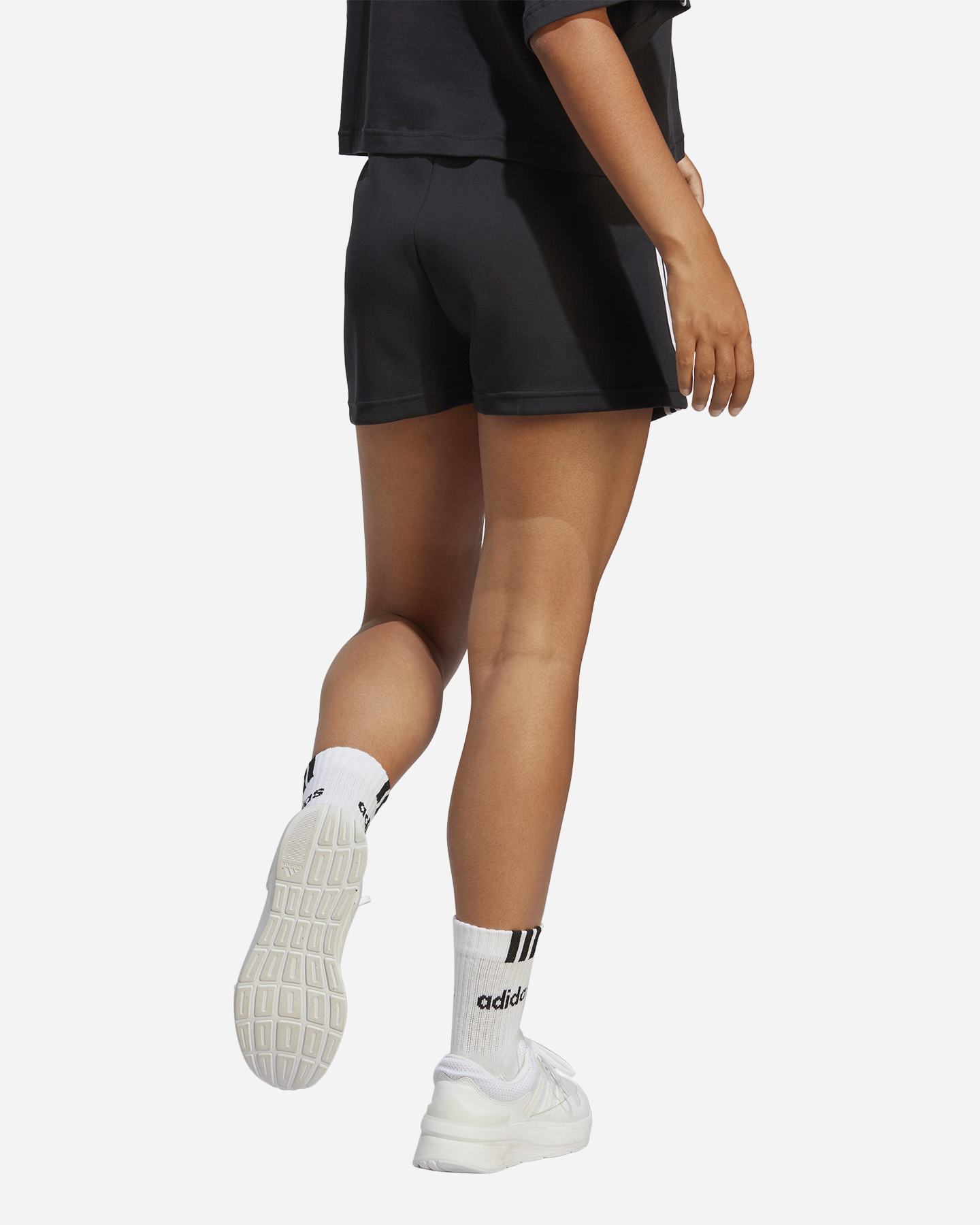 Pantaloncini ADIDAS 3STRIPES NEW LOGO W - Nero - 3 | Cisalfa Sport