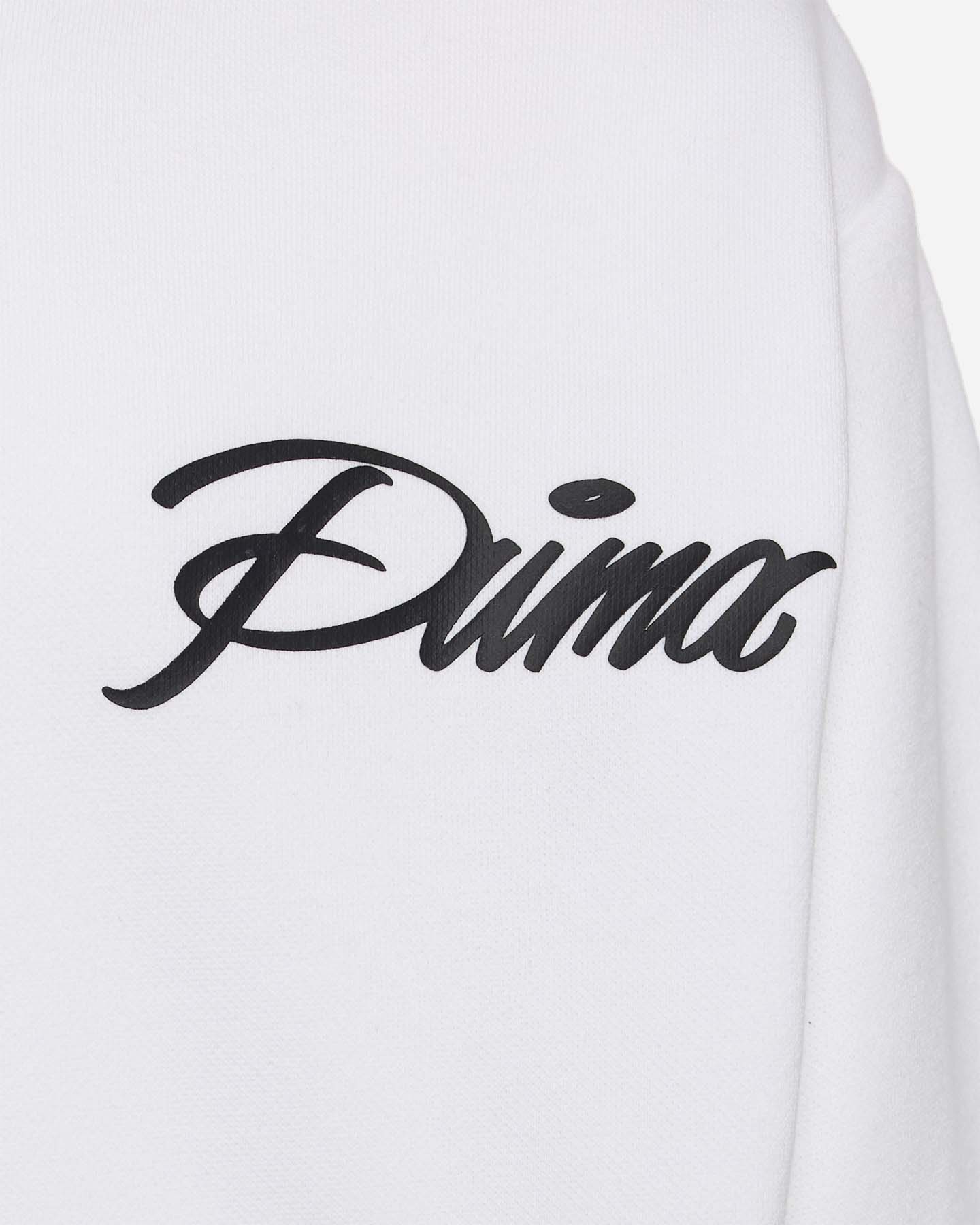 Felpa PUMA RELAXED GRAPHIC JR - Bianco - 2 | Cisalfa Sport