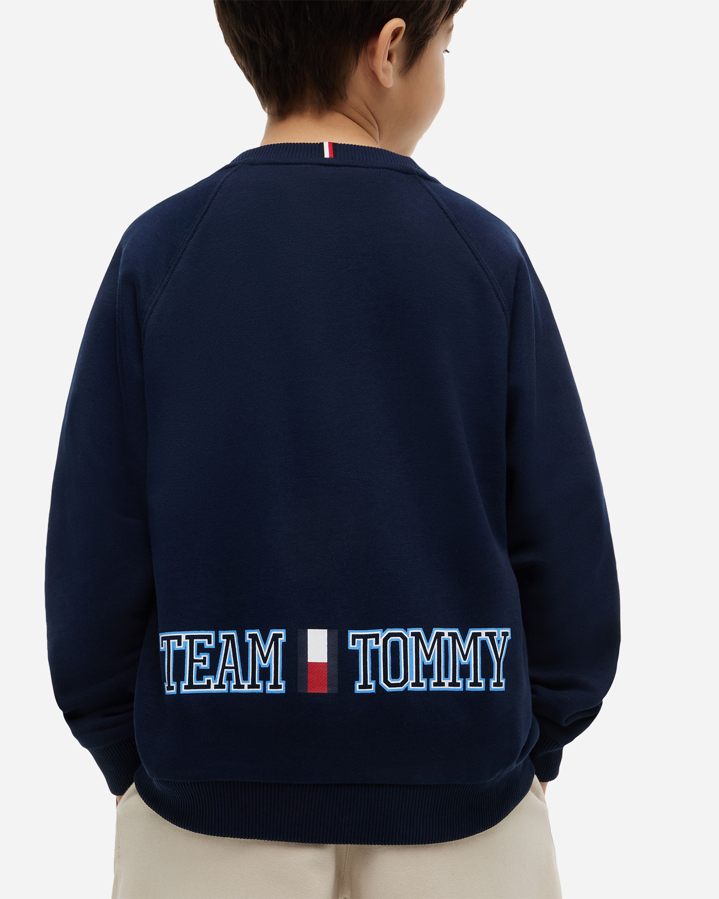 Felpa TOMMY HILFIGER TEAM JR - Blu - 4 | Cisalfa Sport