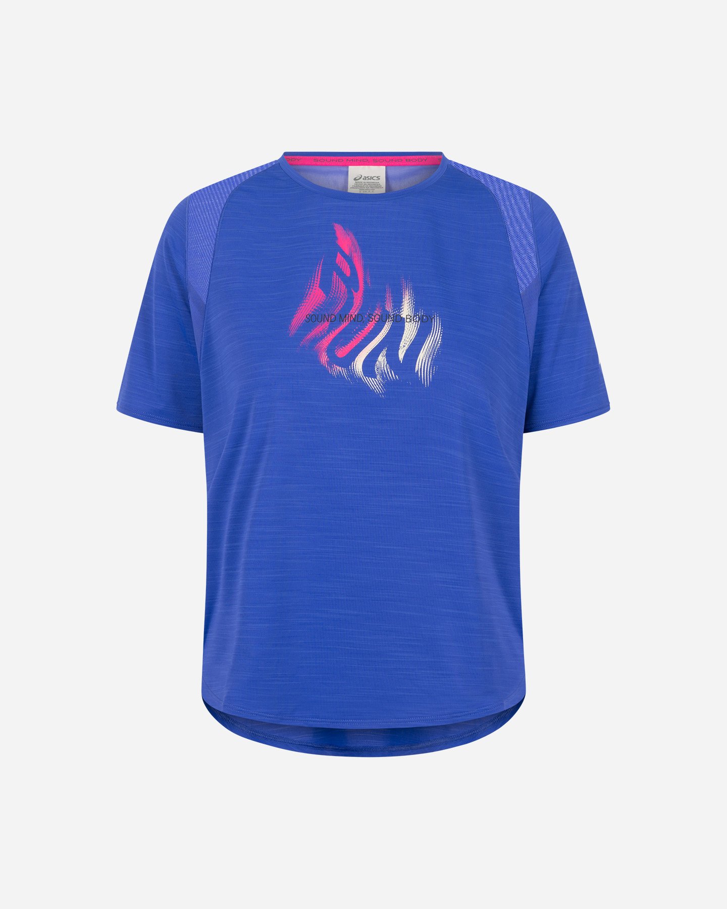 T-shirt running ASICS ROAD GRAPHIC W - Blu - 0 | Cisalfa Sport