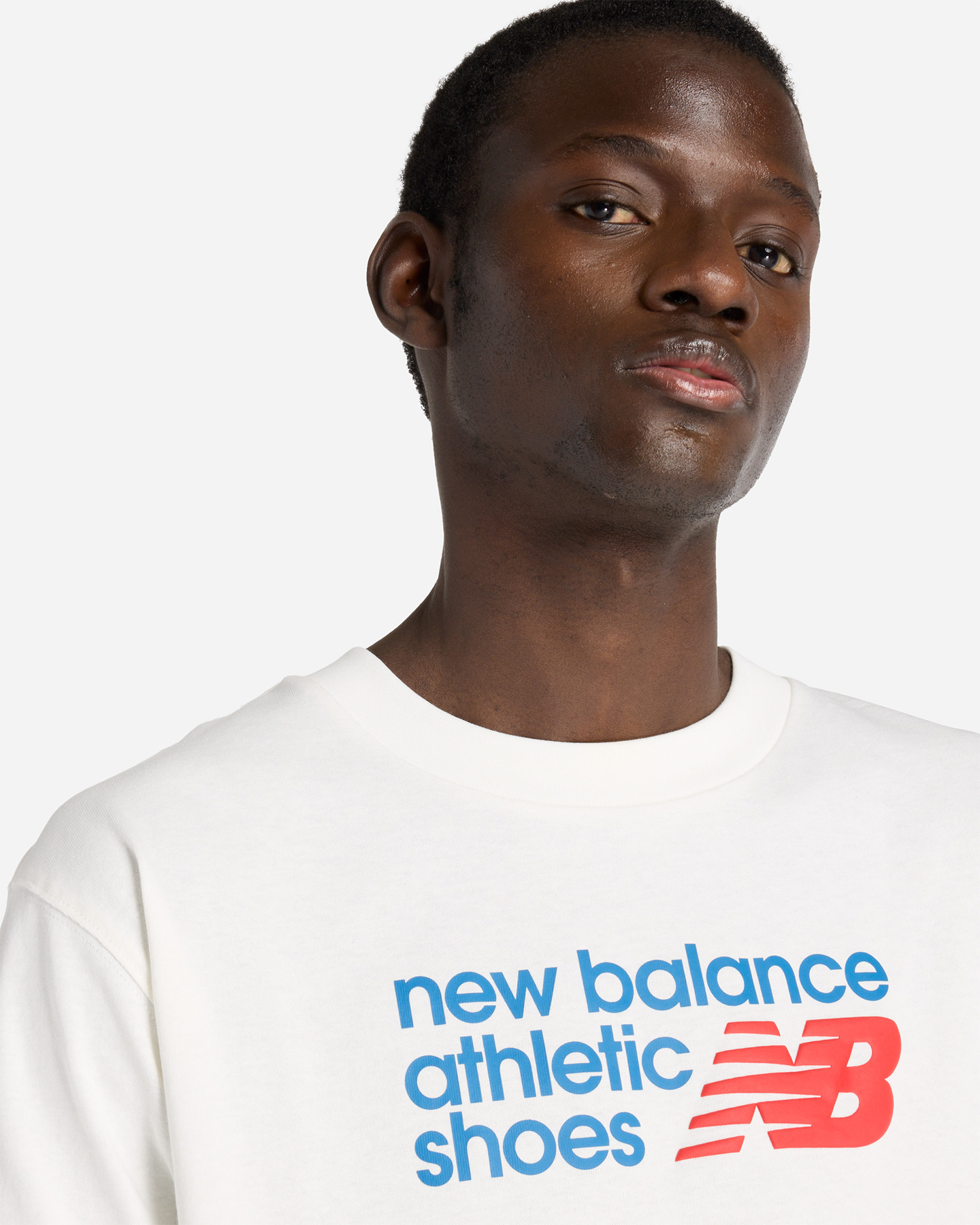 T-shirt NEW BALANCE ATHLETICS PREMIUM BIG LOGO M - Bianco - 3 | Cisalfa Sport
