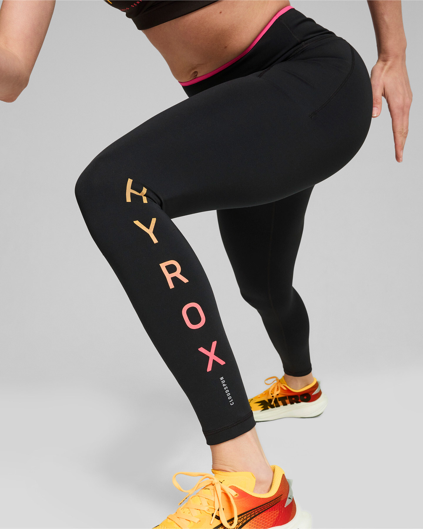 Leggings PUMA HYROX CLOUDSPUN W - Nero - 4 | Cisalfa Sport