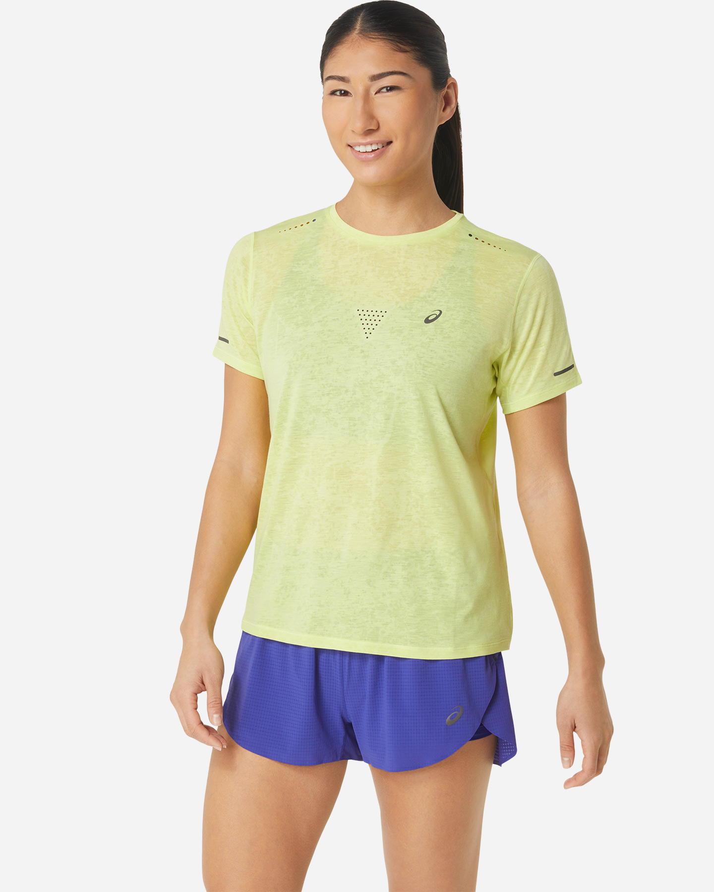 T-shirt running ASICS METARUN W - Giallo - 2 | Cisalfa Sport