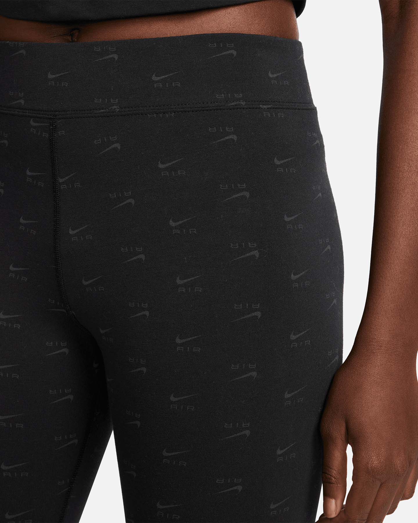 Leggings NIKE HIGH WAIST AIR AOP W - Nero - 2 | Cisalfa Sport