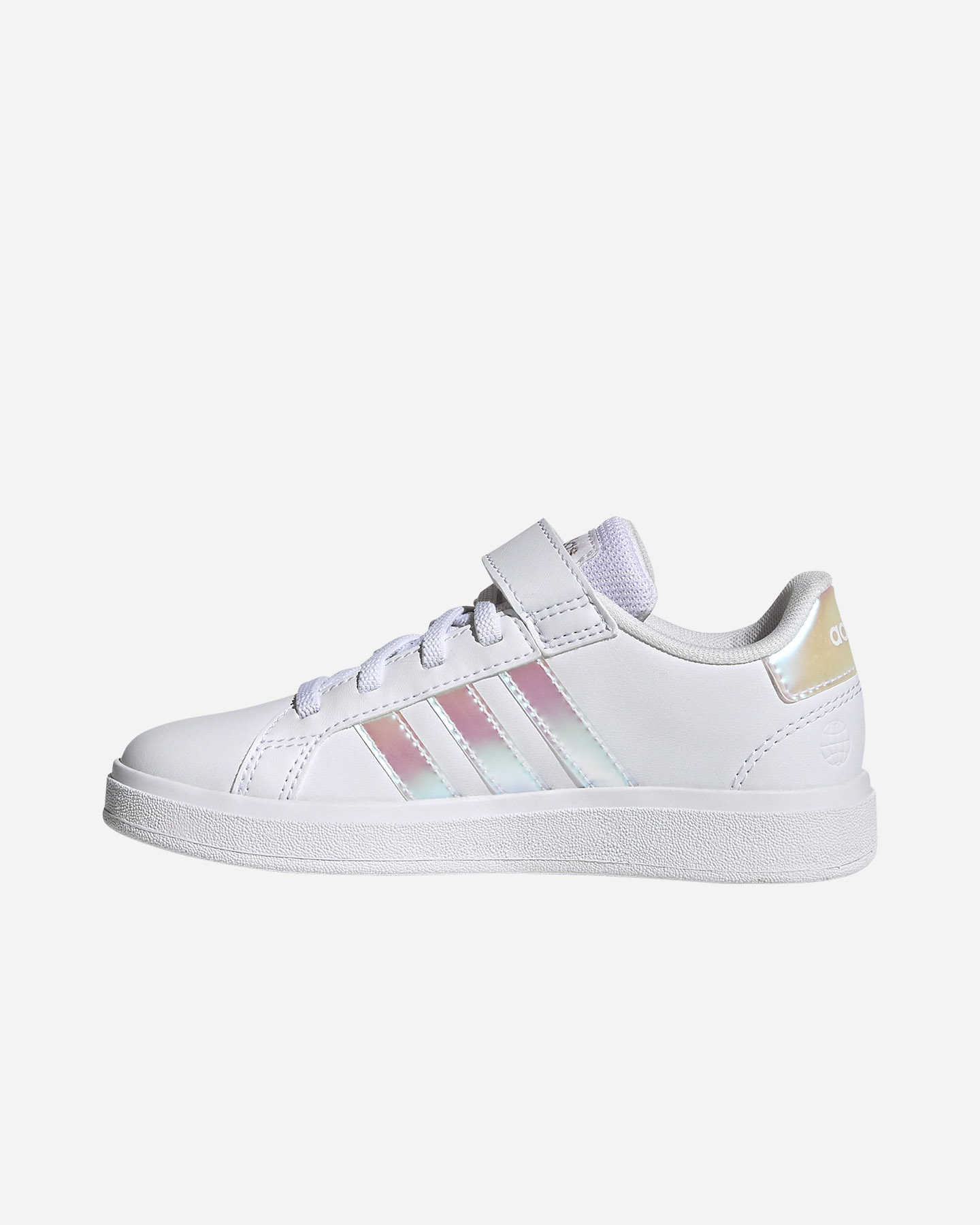 Scarpe sneakers ADIDAS CORE GRAND COURT 2.0 ELASTIC PS JR - Bianco - 3 | Cisalfa Sport