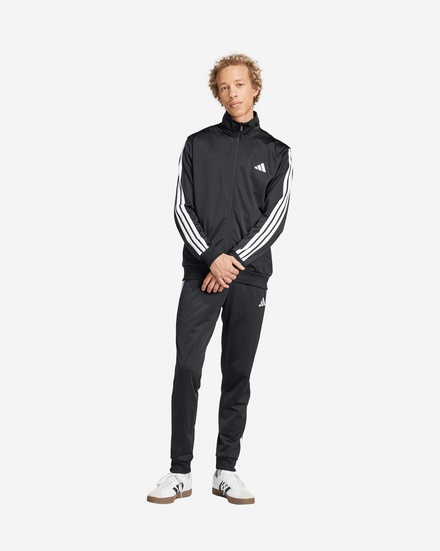 Tuta ADIDAS DAYREADY 3STRIPES M - Nero - 3 | Cisalfa Sport
