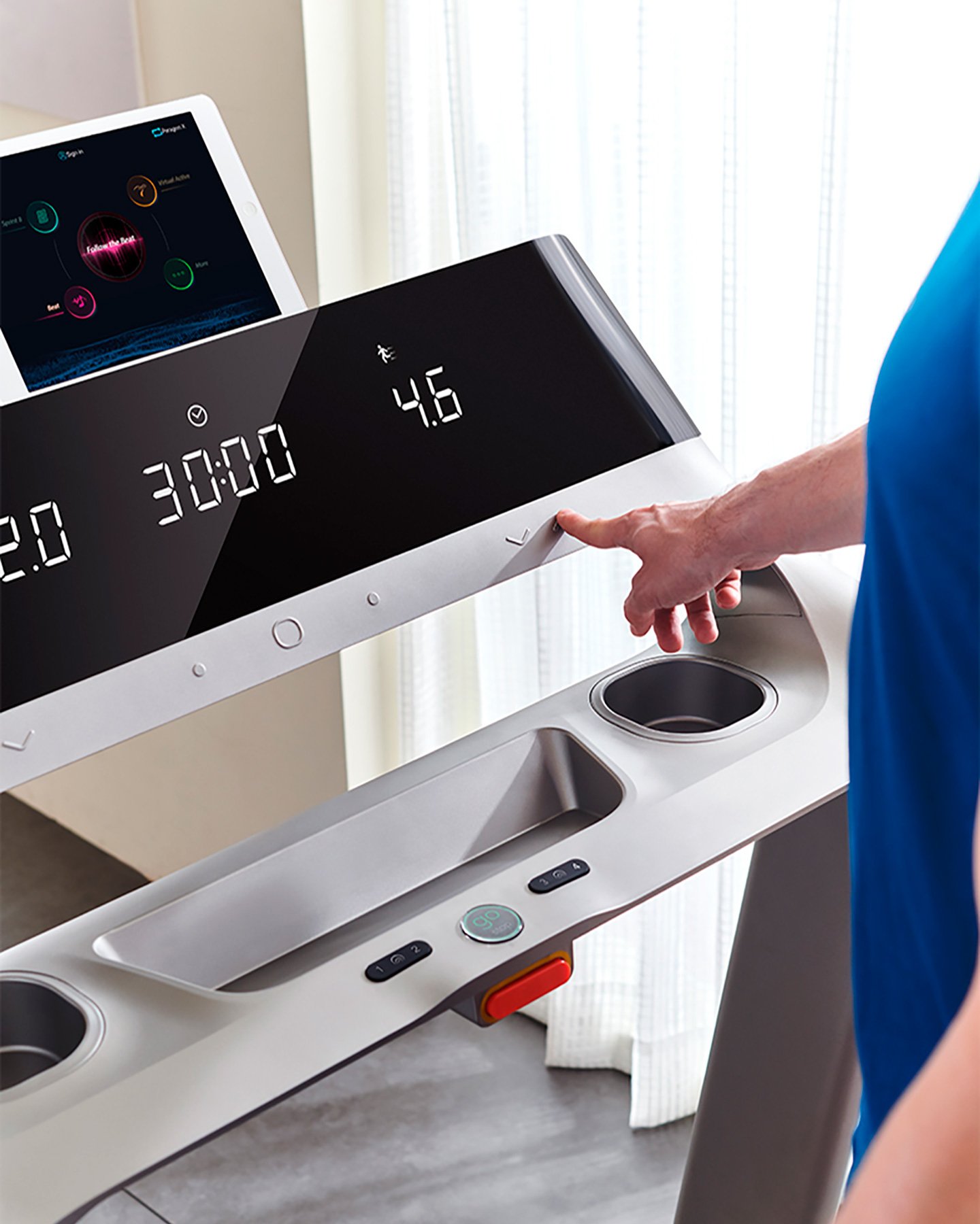 Tapis roulant HORIZON FITNESS PARAGON X - Grigio - 2 | Cisalfa Sport