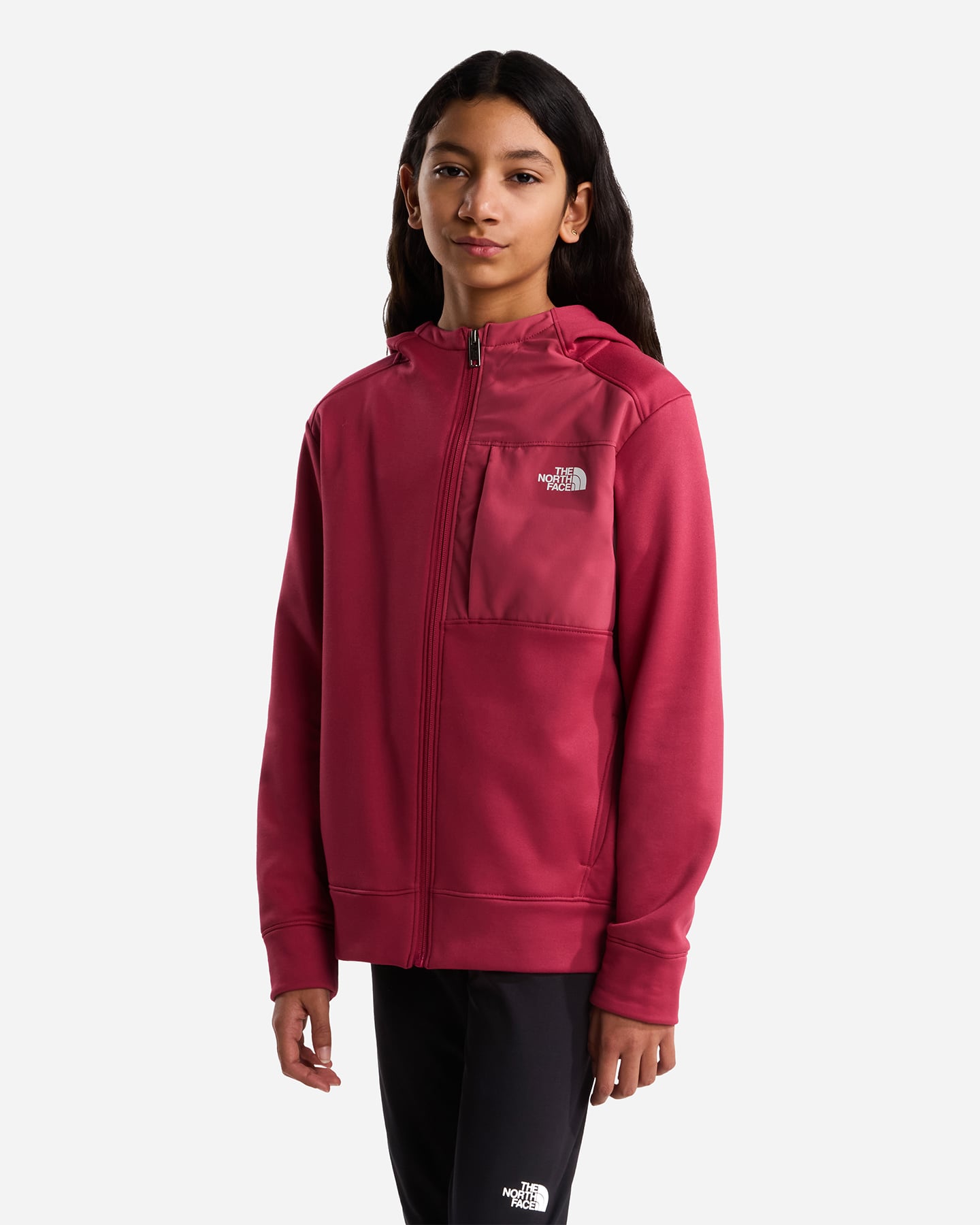 Felpa THE NORTH FACE PERFORMANCE JR - Fucsia - 2 | Cisalfa Sport