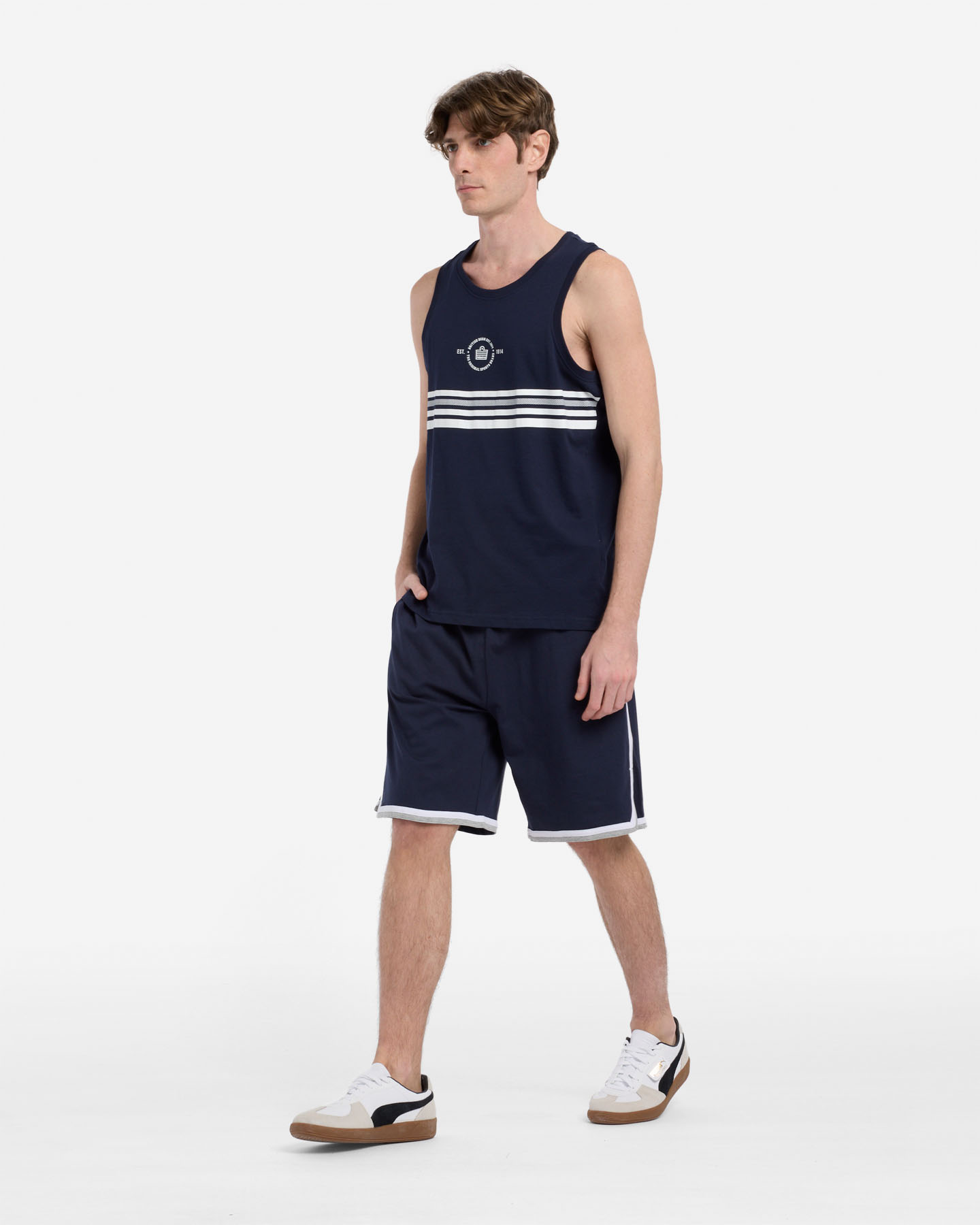 Canotta ADMIRAL ESSENTIAL ATHLETE M - Blu Navy - 4 | Cisalfa Sport