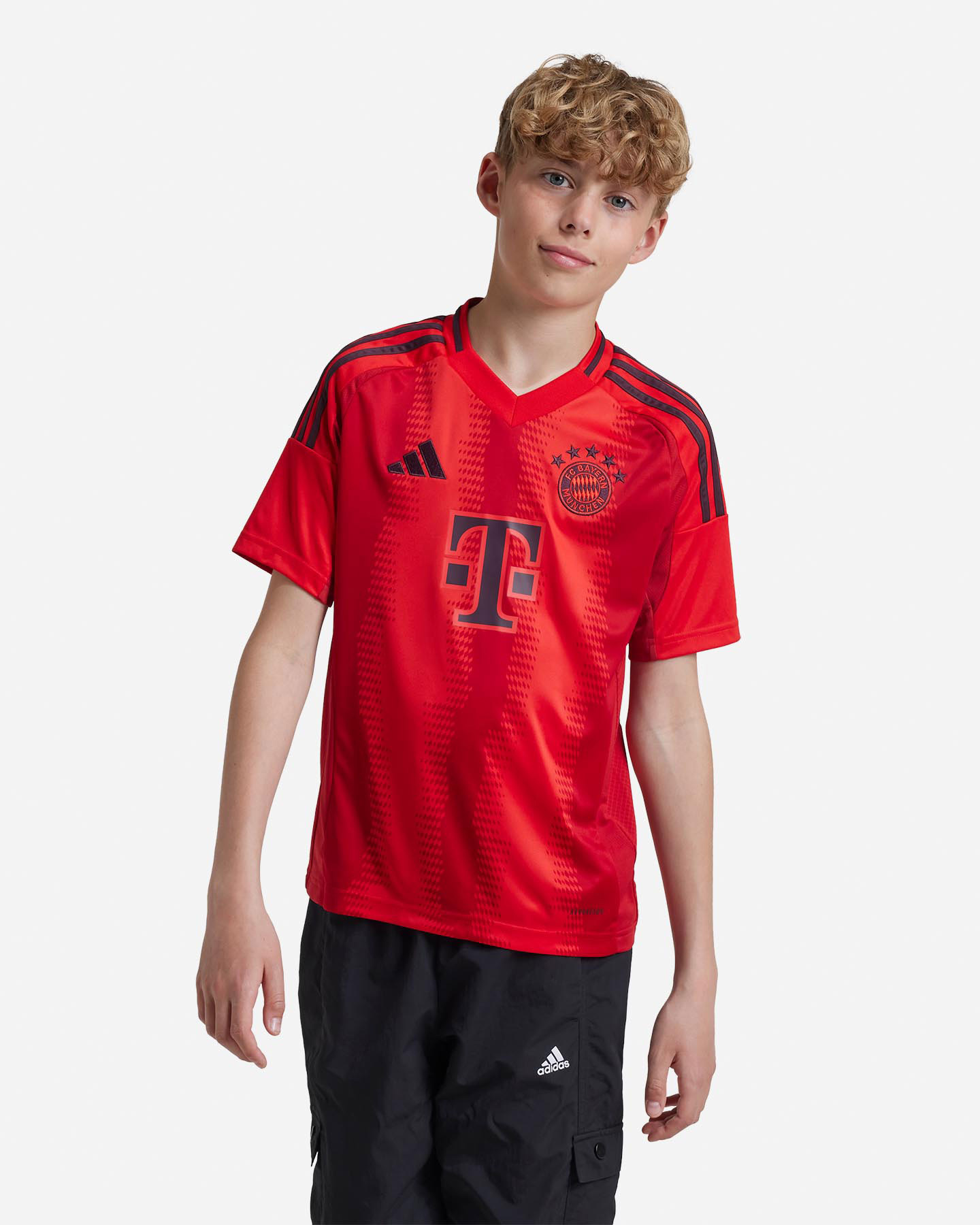 Maglia calcio ufficiale ADIDAS BAYERN MONACO HOME 24-25 JR - Rosso - 2 | Cisalfa Sport