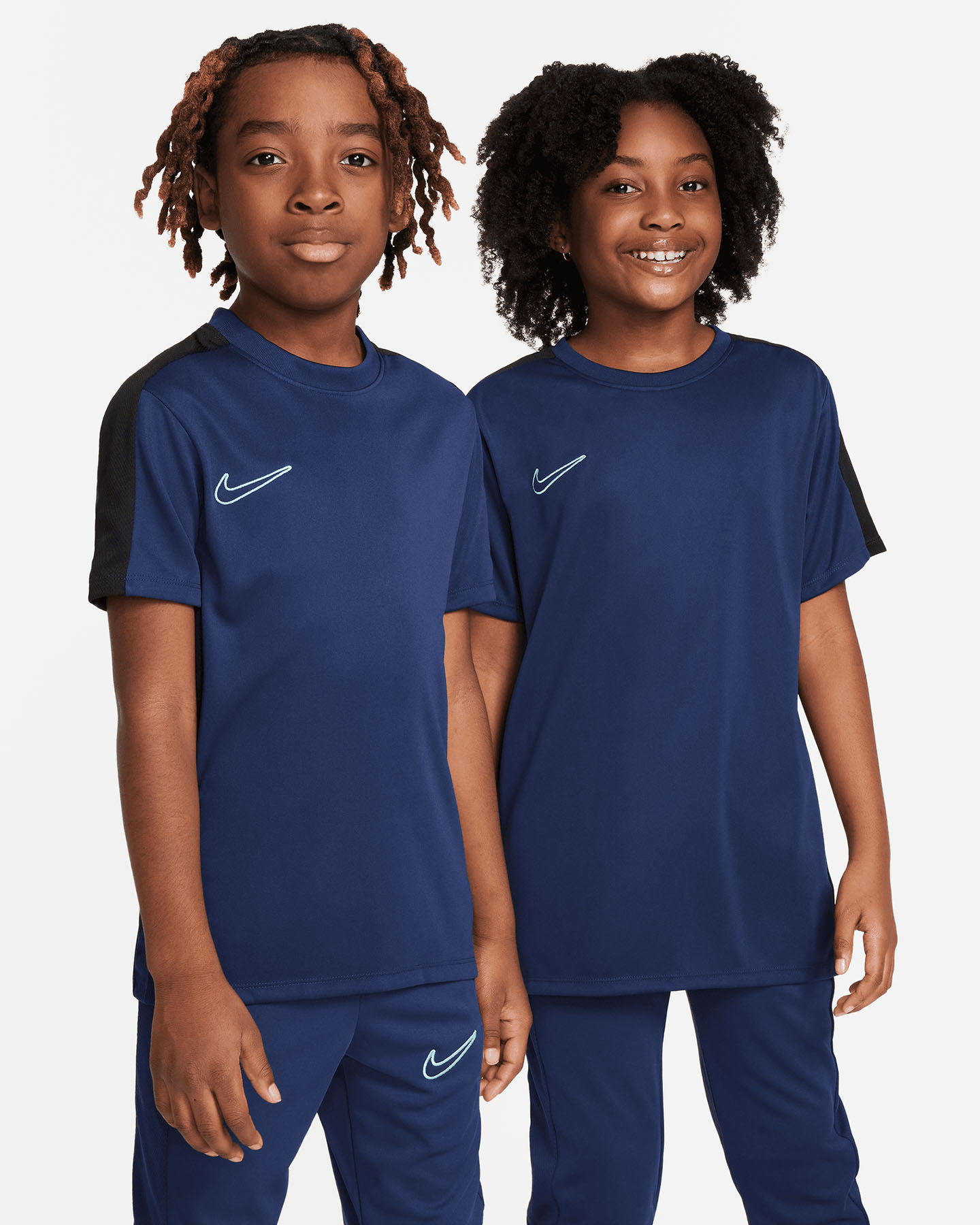 Maglia calcio NIKE ACADEMY 23 JR - Blu Navy - 5 | Cisalfa Sport