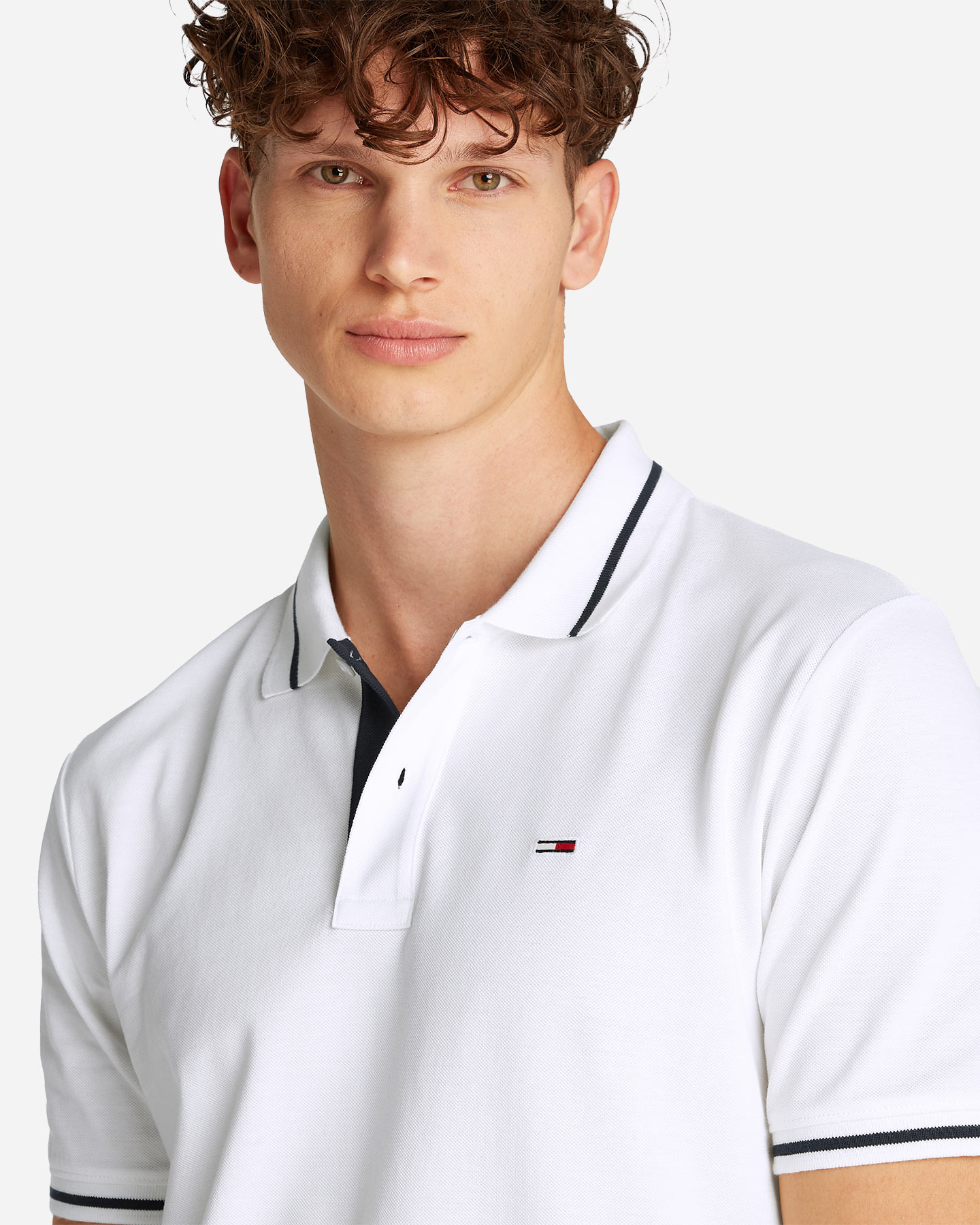 Polo TOMMY HILFIGER PIQUET M - Bianco - 5 | Cisalfa Sport
